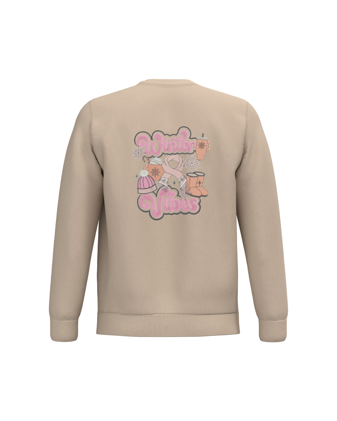 Kerst trui - Roze winter vibes