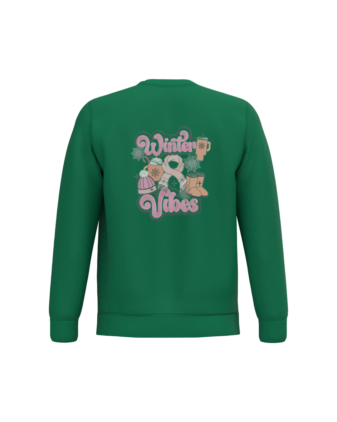 Kerst trui - Roze winter vibes