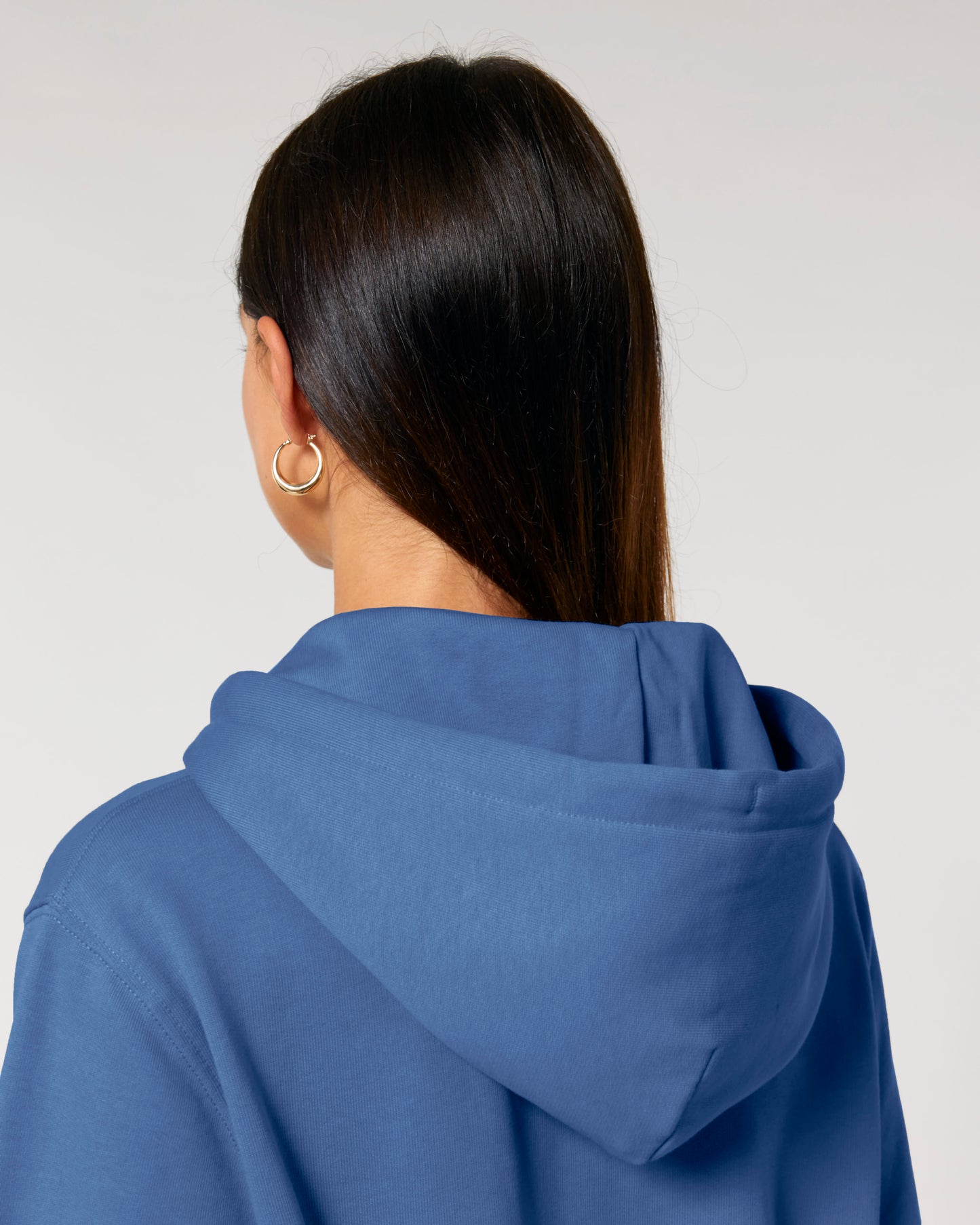 HOODIE - CREAM BLAUW