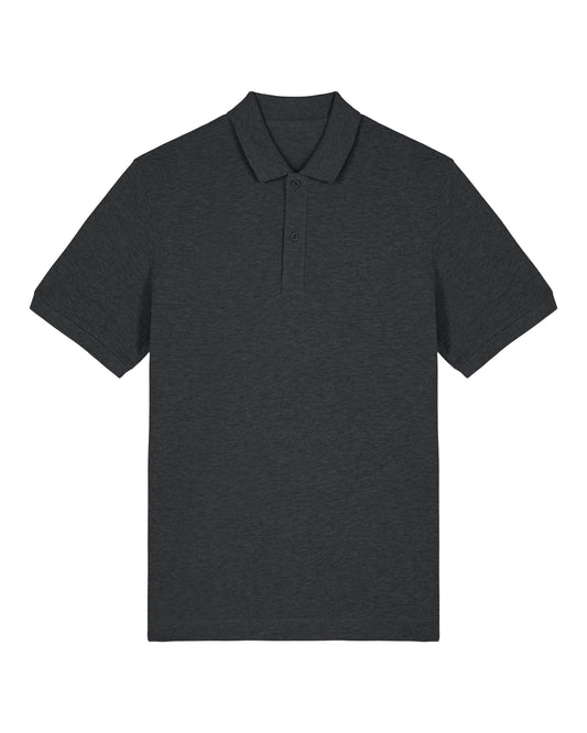 POLO - HEATHER DONKER GRIJS