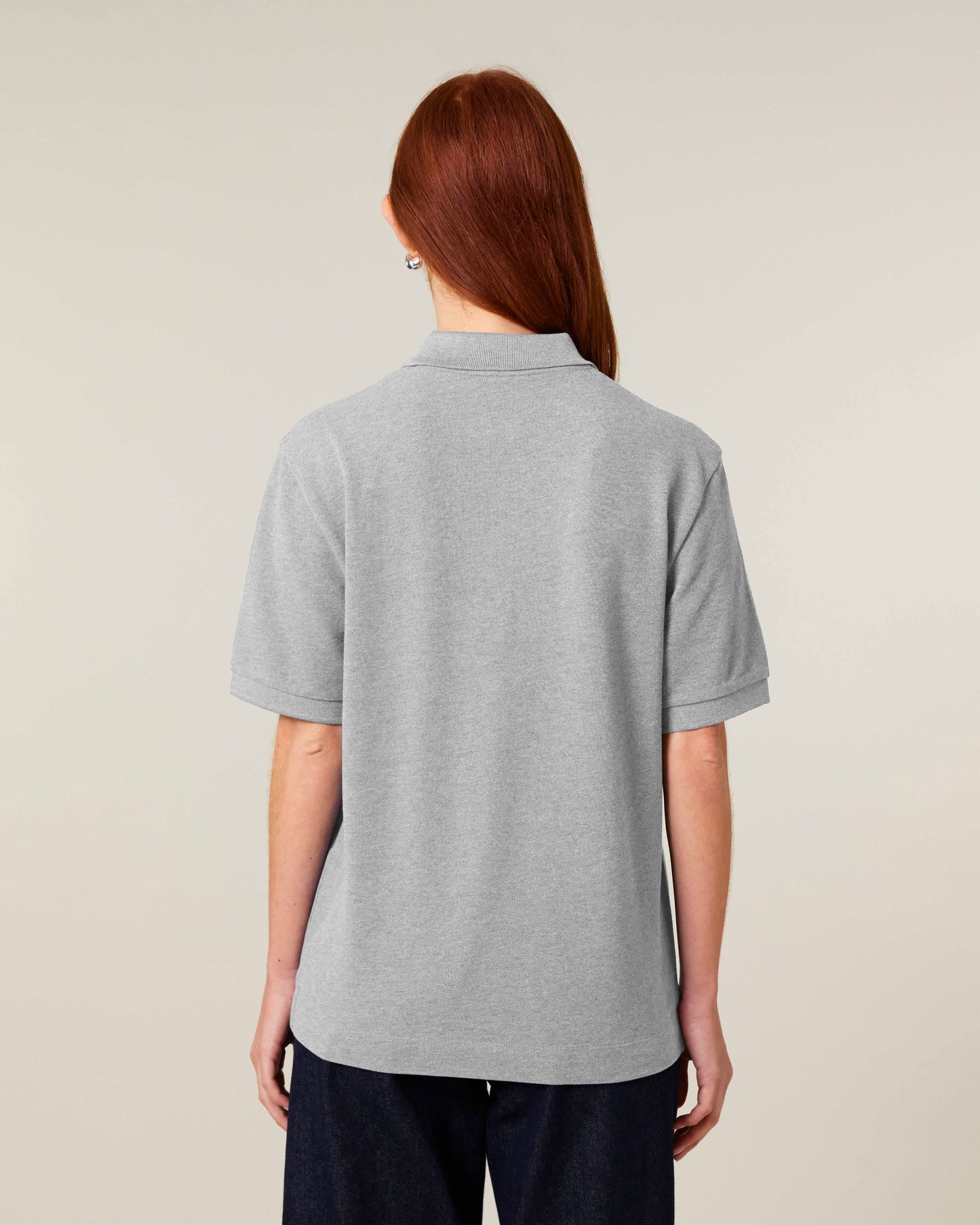 POLO - HEATHER GRIJS