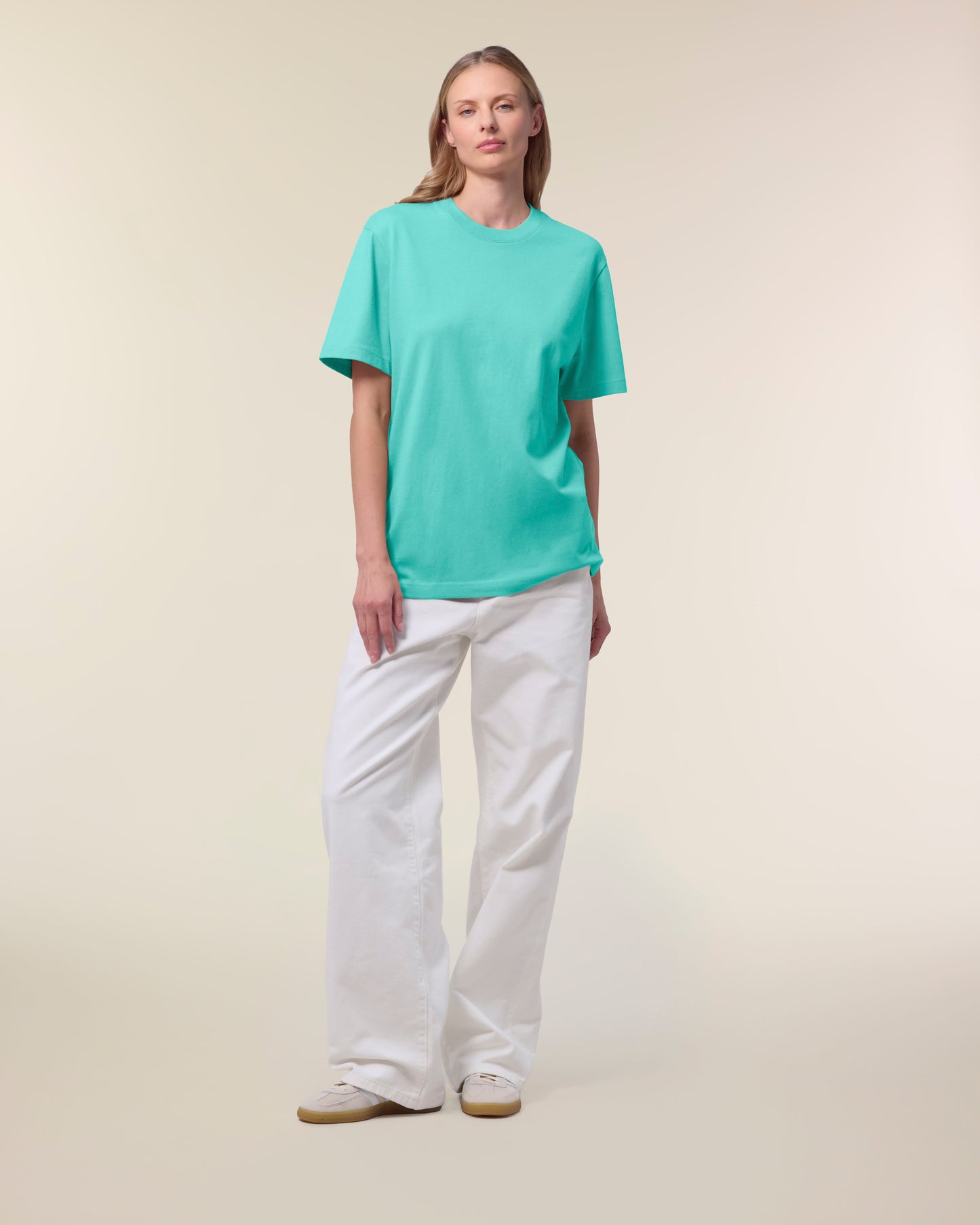 T-SHIRT - ZWEMBLAUW