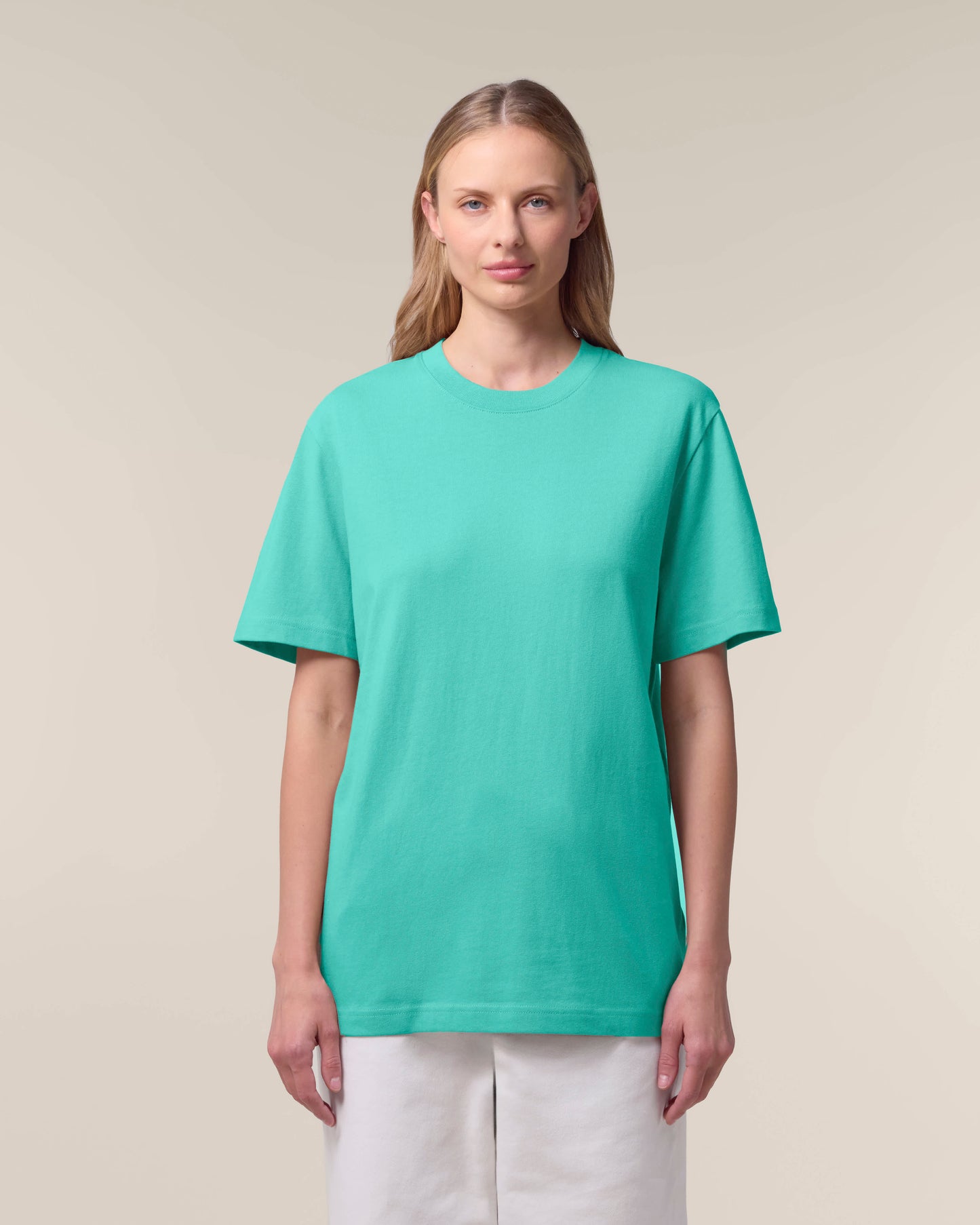 T-SHIRT - ZWEMBLAUW