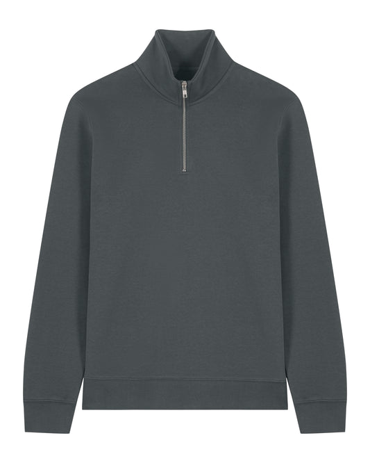 ZIP SWEATER - ANTHRACITE