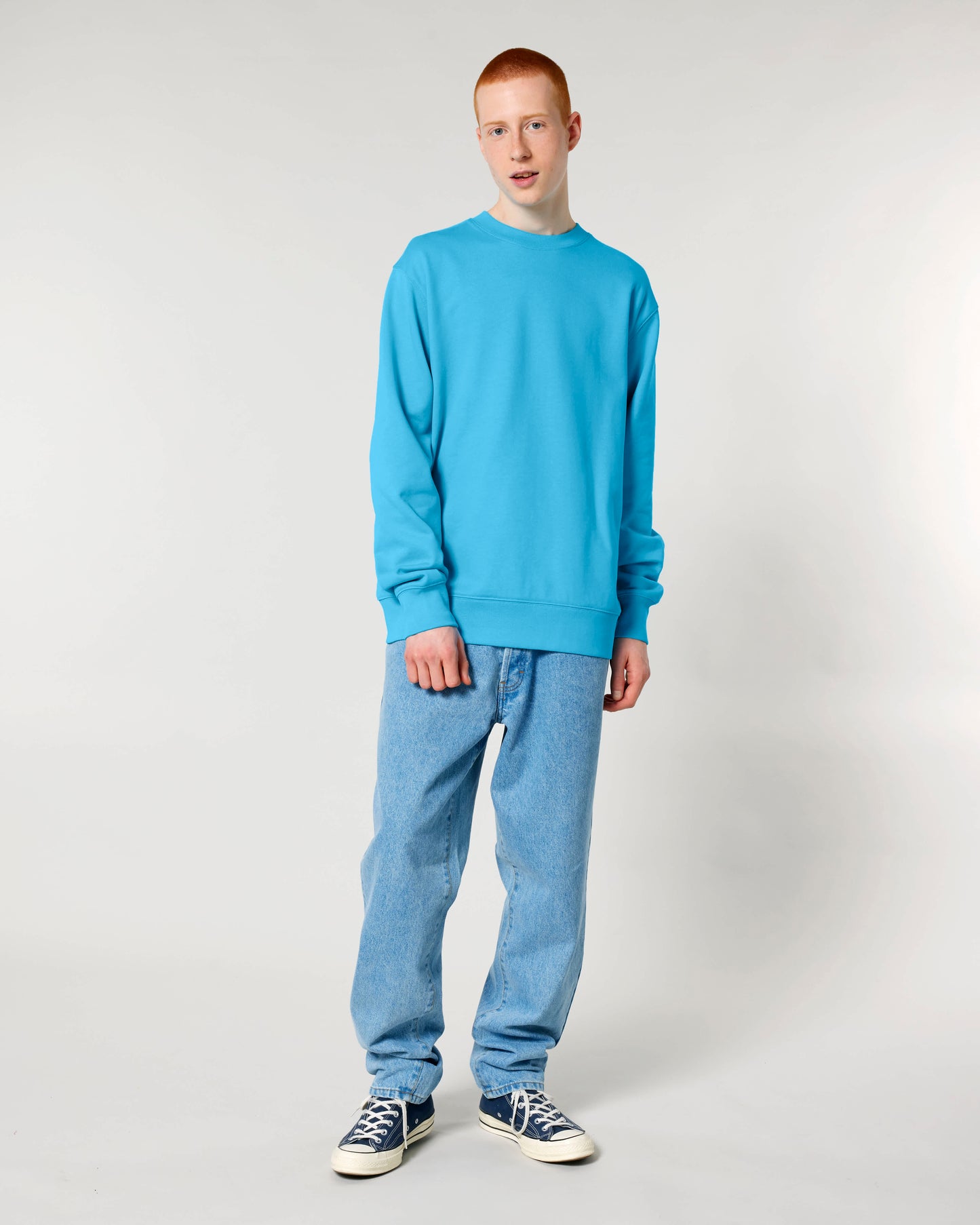 SWEATER - AQUA BLAUW
