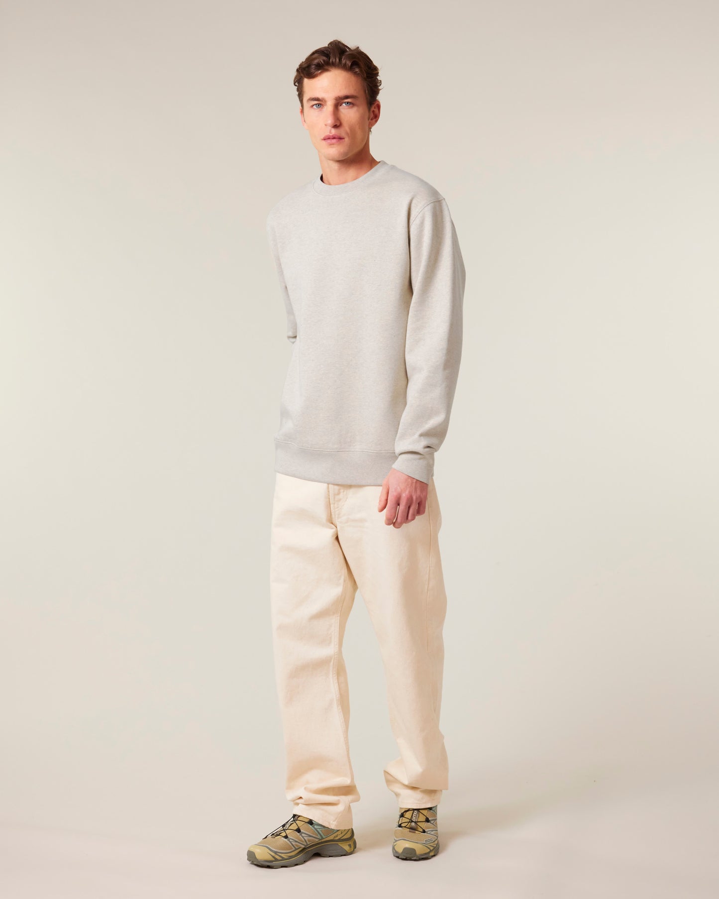 SWEATER - HEATHER NATUREL