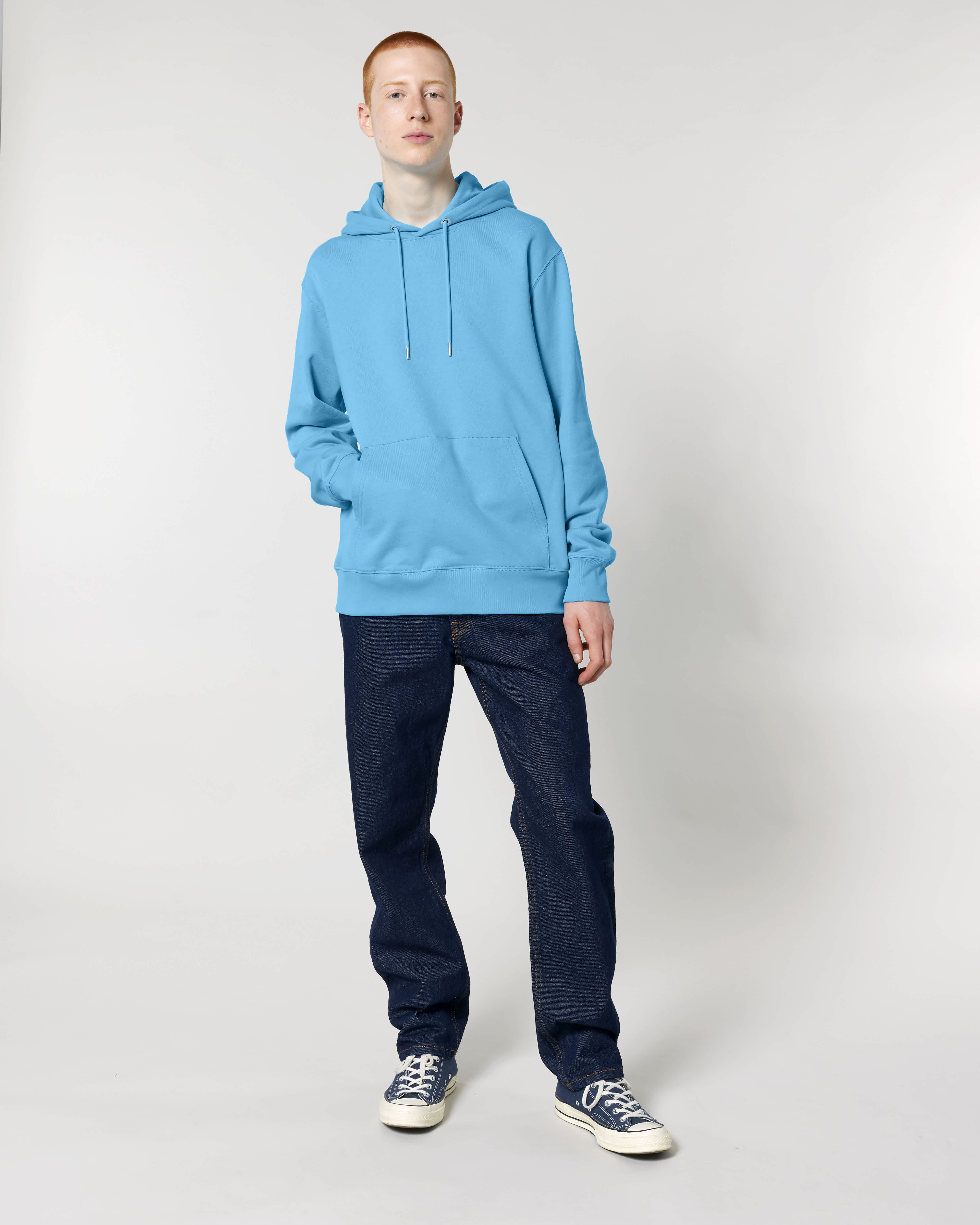 HOODIE - BLAUW AQUA