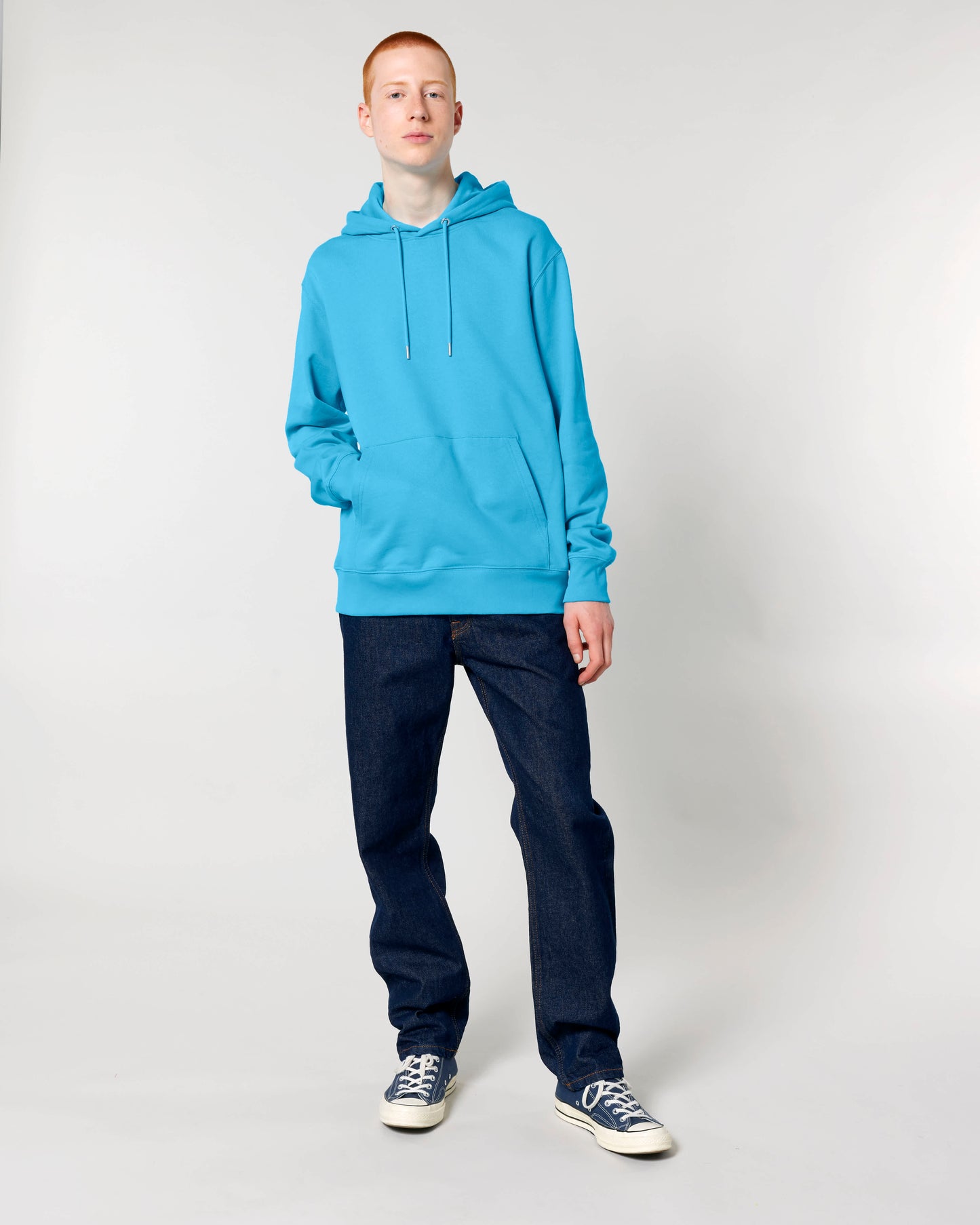 HOODIE - BLAUW AQUA