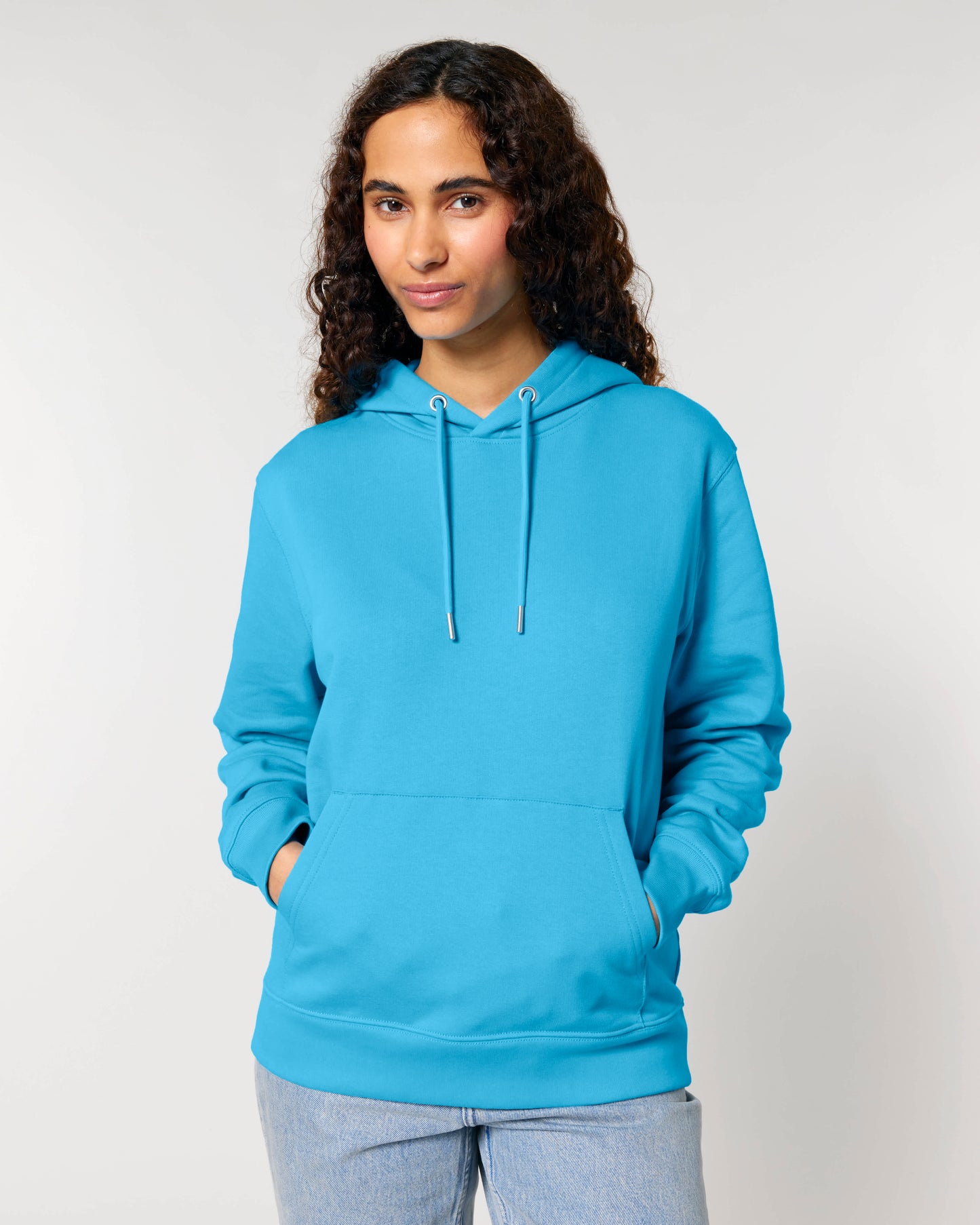 HOODIE - BLAUW AQUA