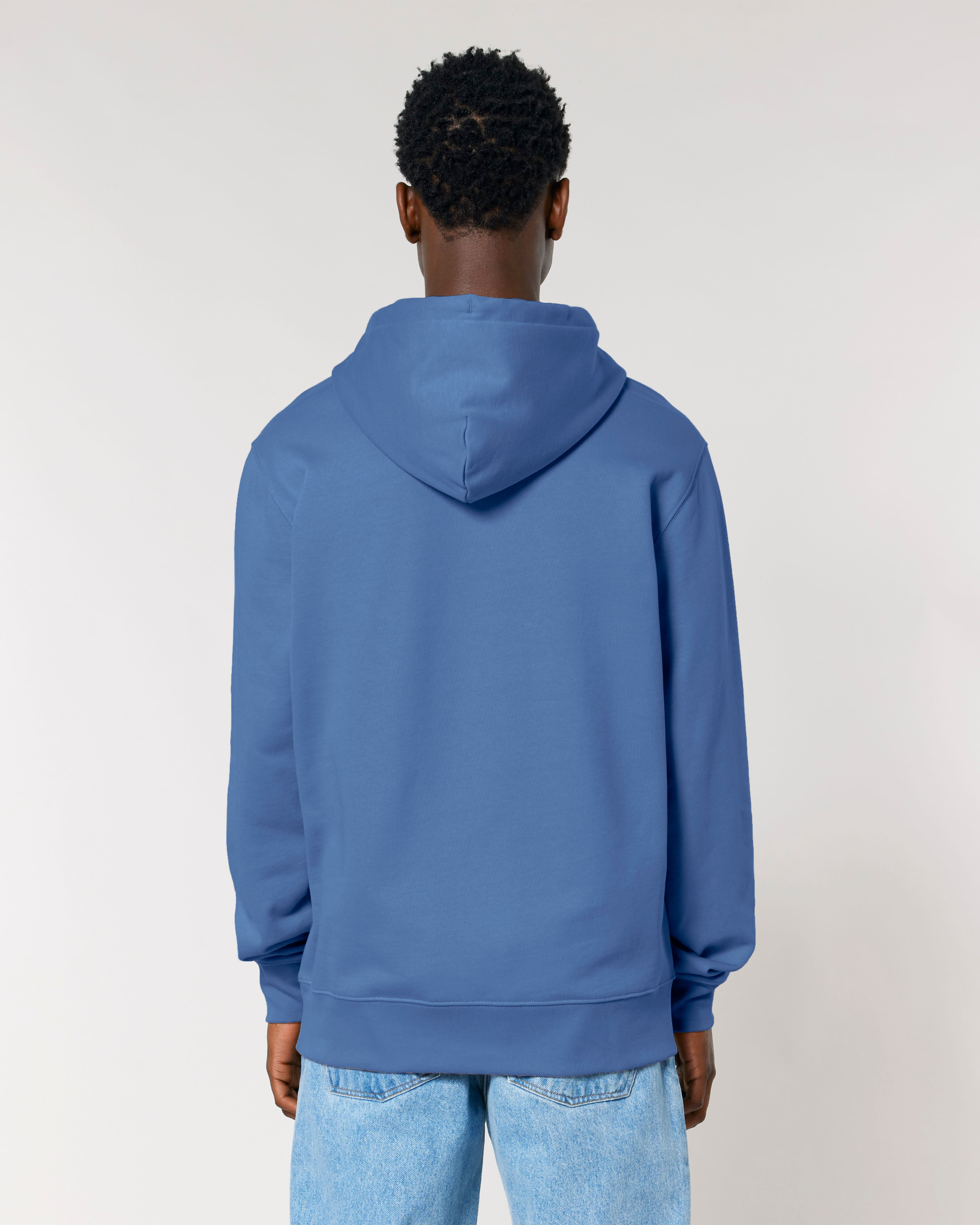 HOODIE - CREAM BLAUW