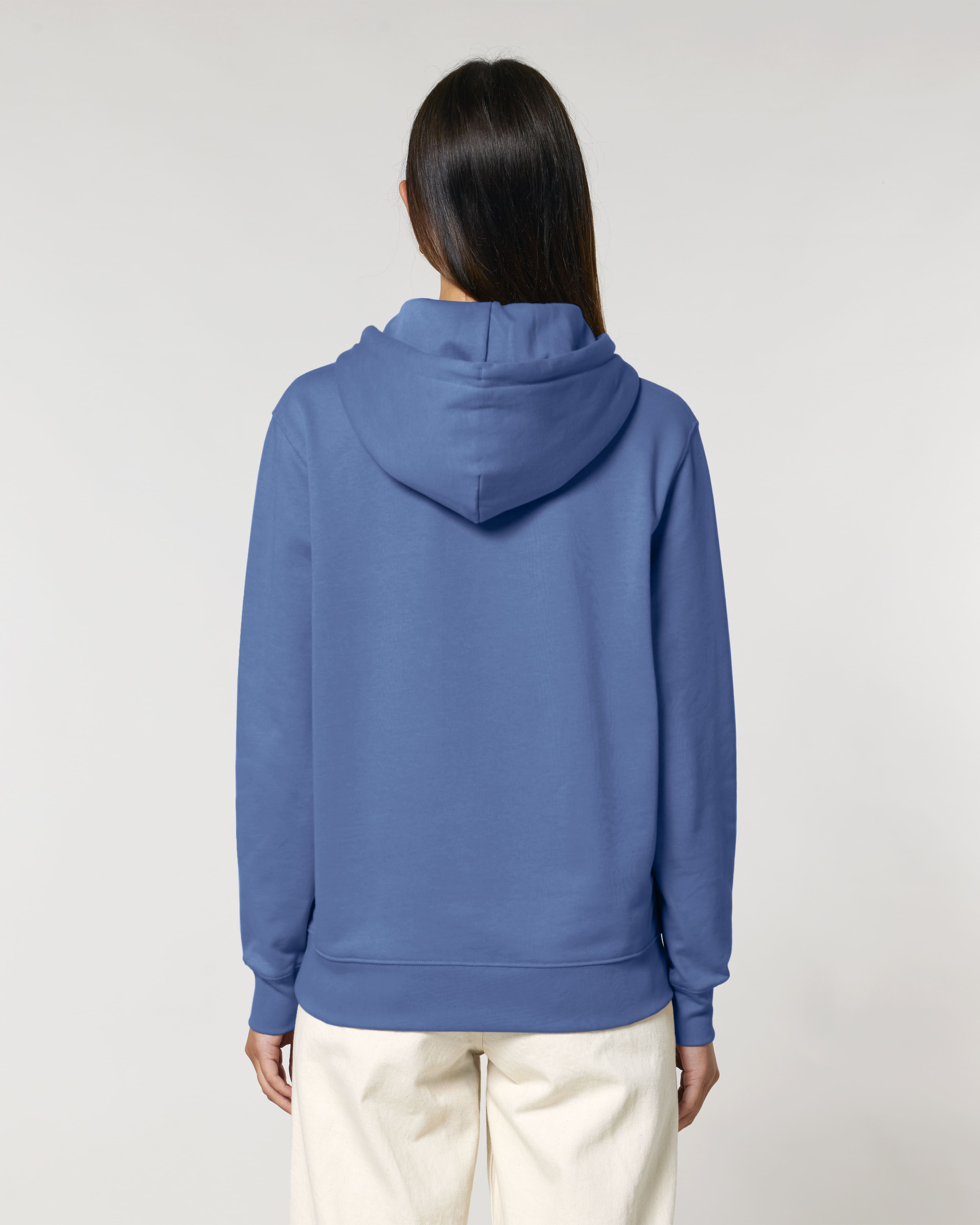 HOODIE - CREAM BLAUW