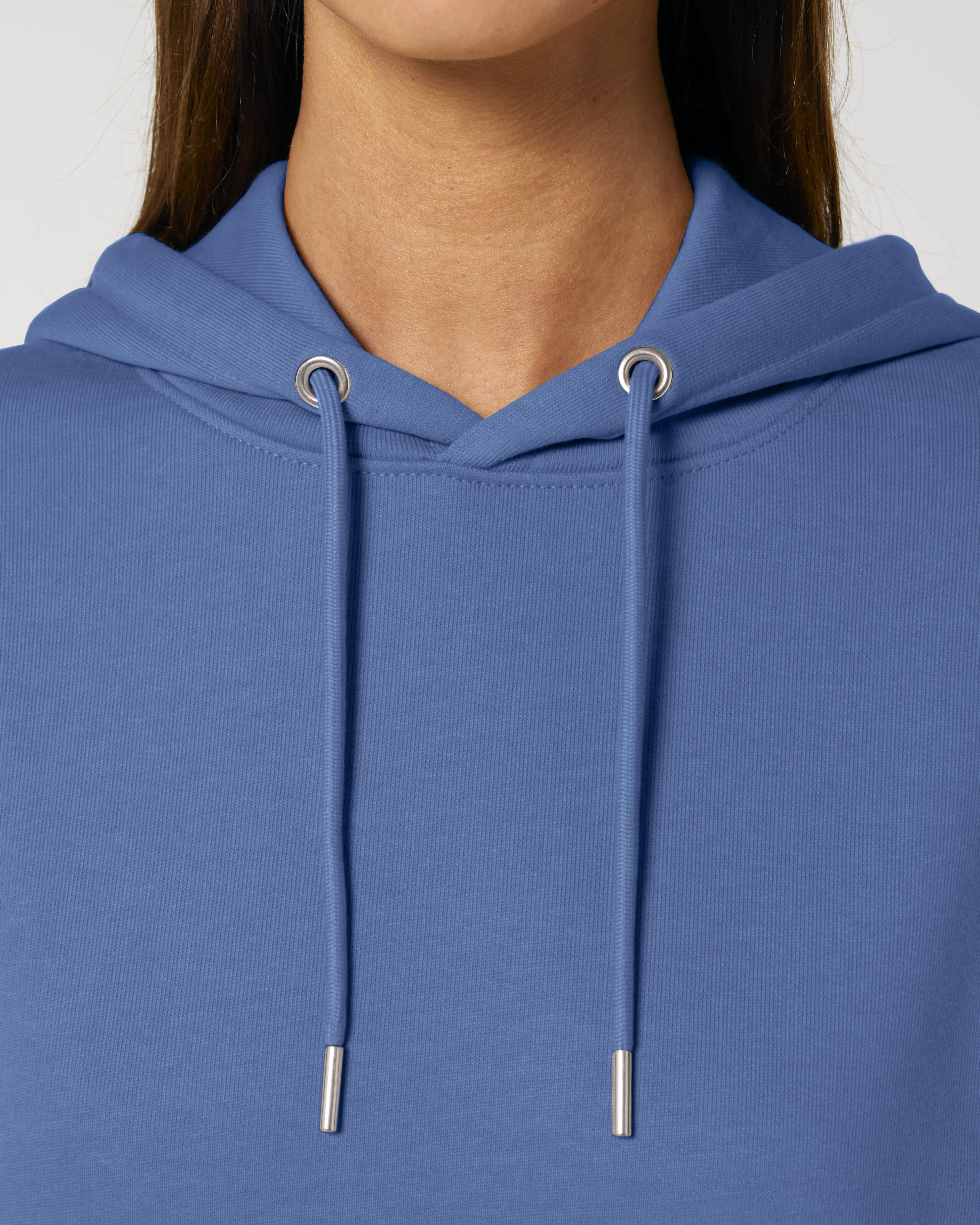HOODIE - CREAM BLAUW