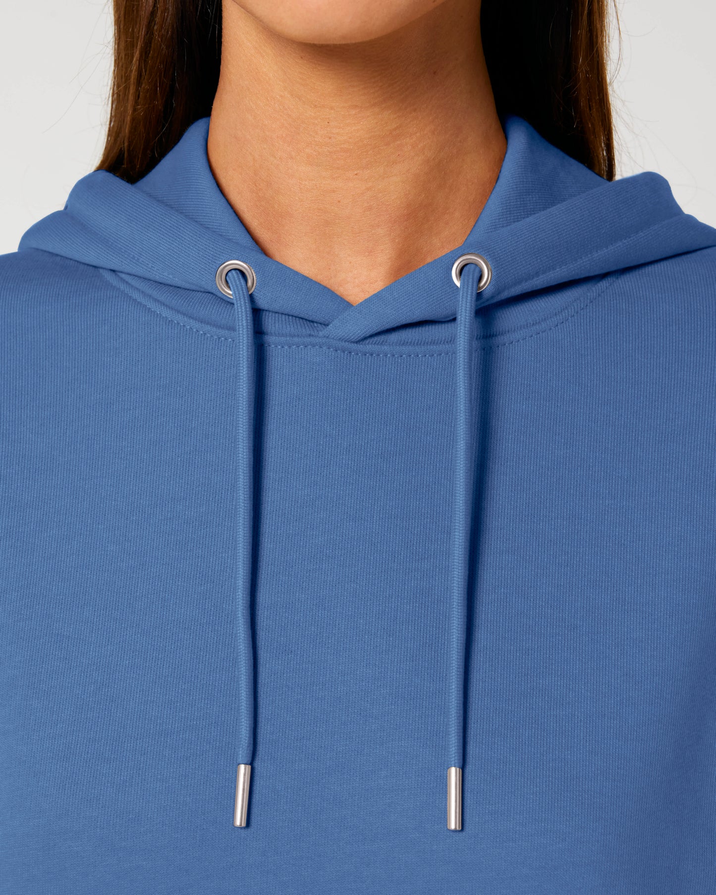 HOODIE - CREAM BLAUW