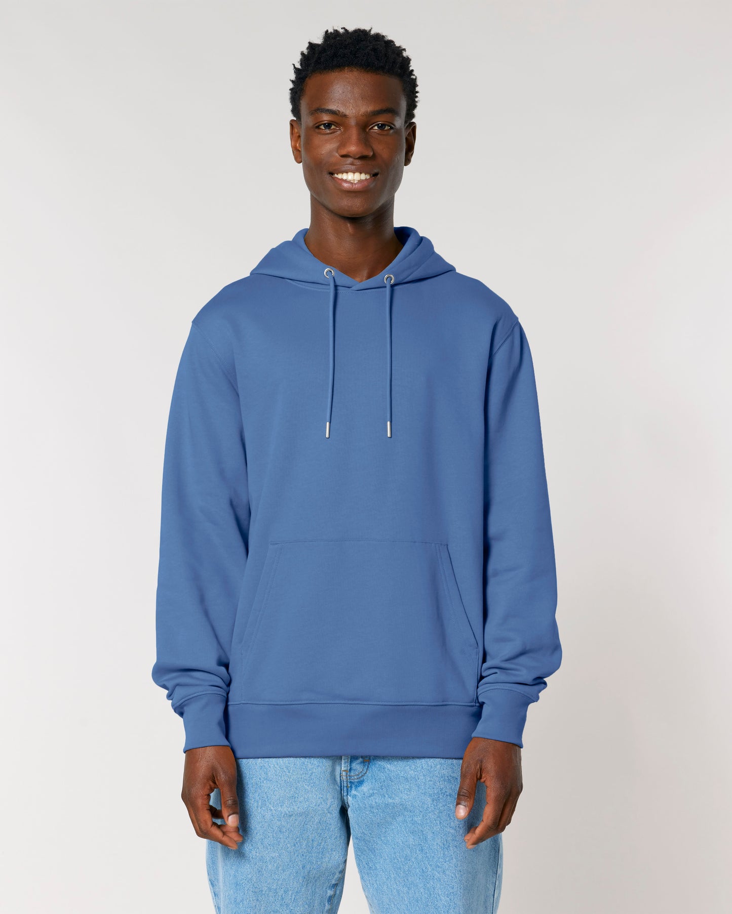 HOODIE - CREAM BLAUW