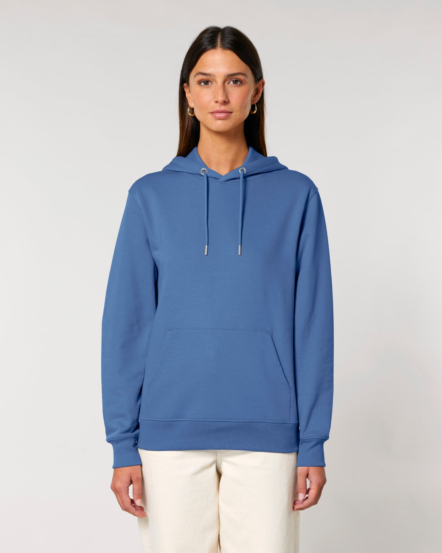 HOODIE - CREAM BLAUW