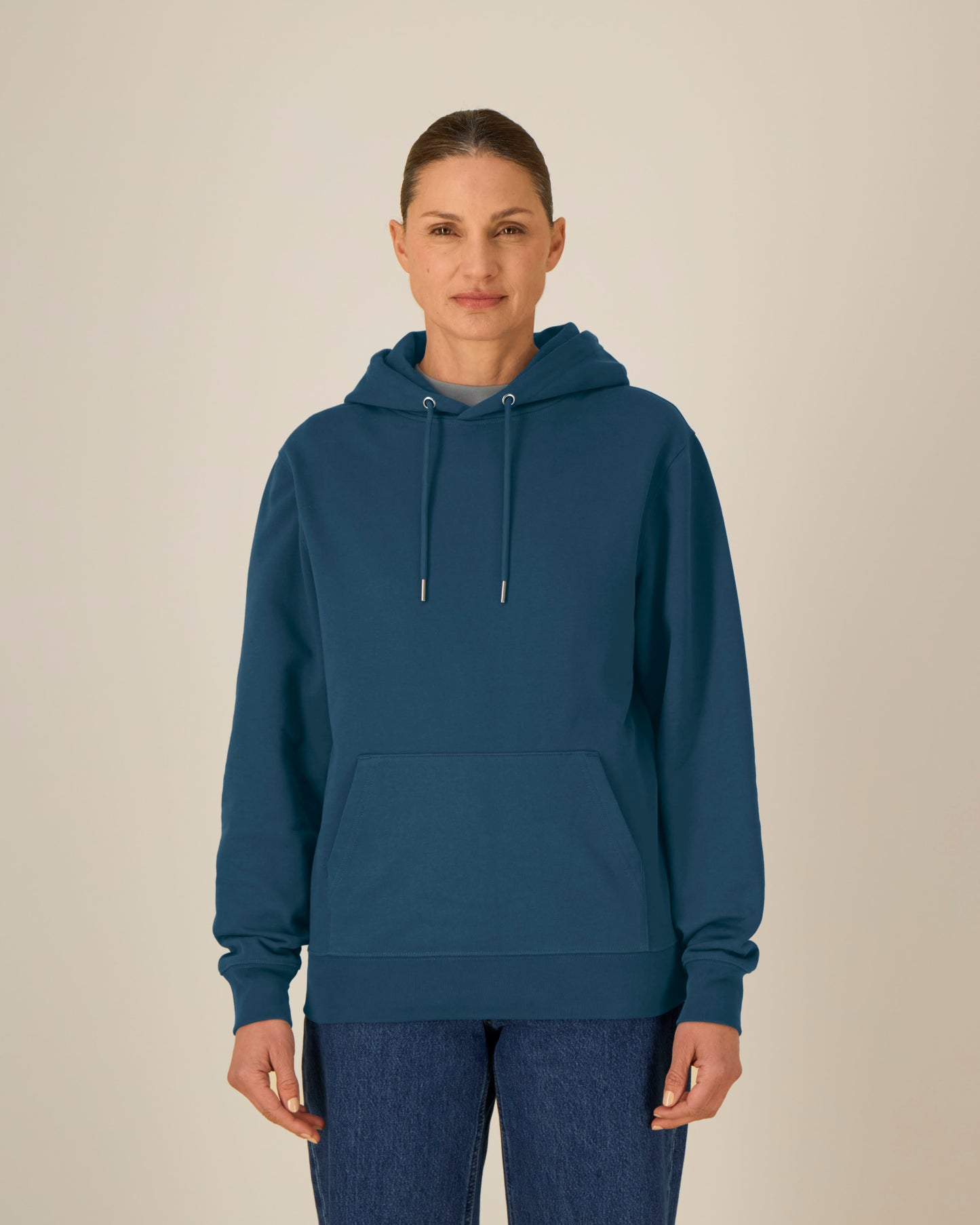 HOODIE - TEAL BLAUW
