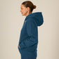 HOODIE - TEAL BLAUW