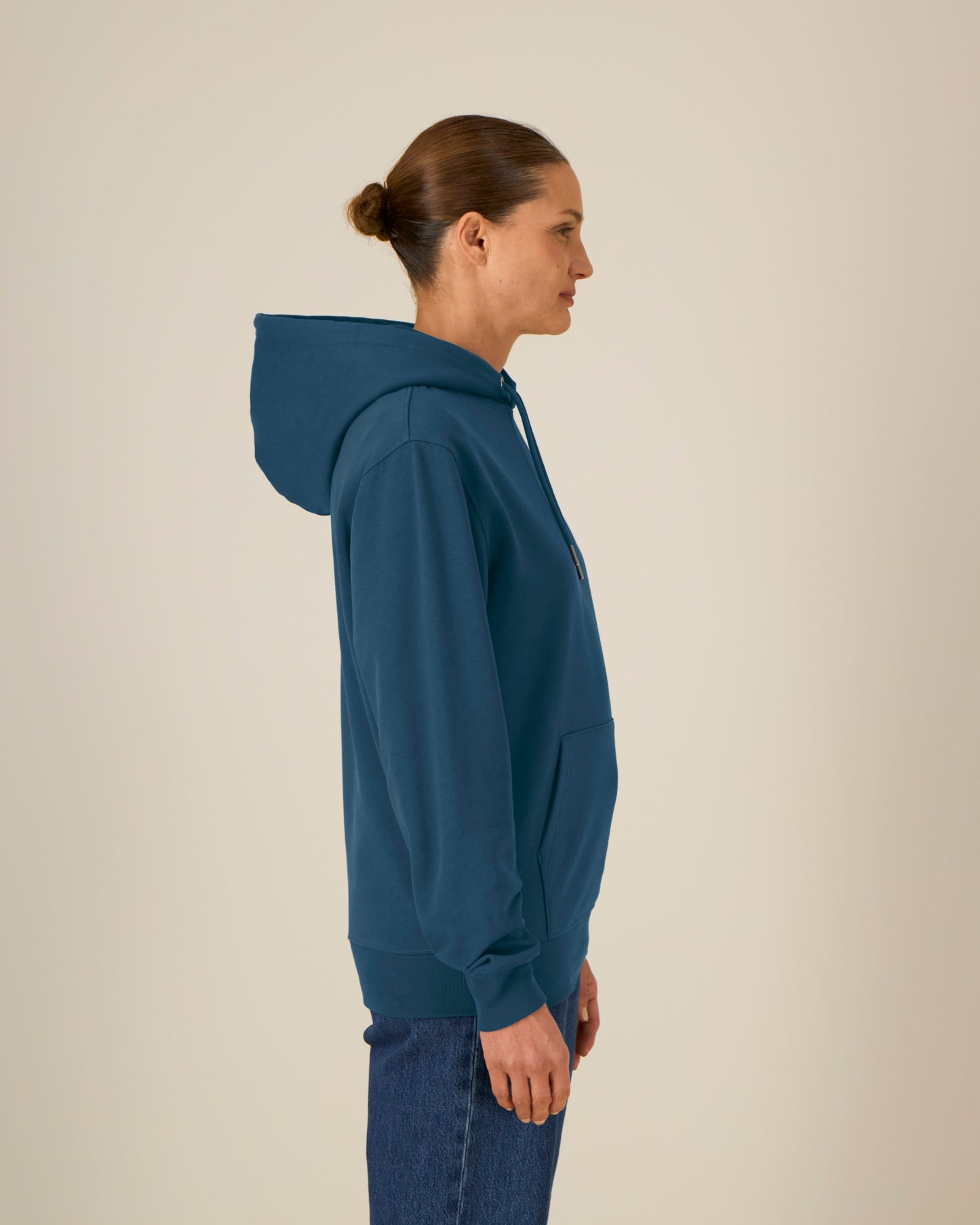 HOODIE - TEAL BLAUW