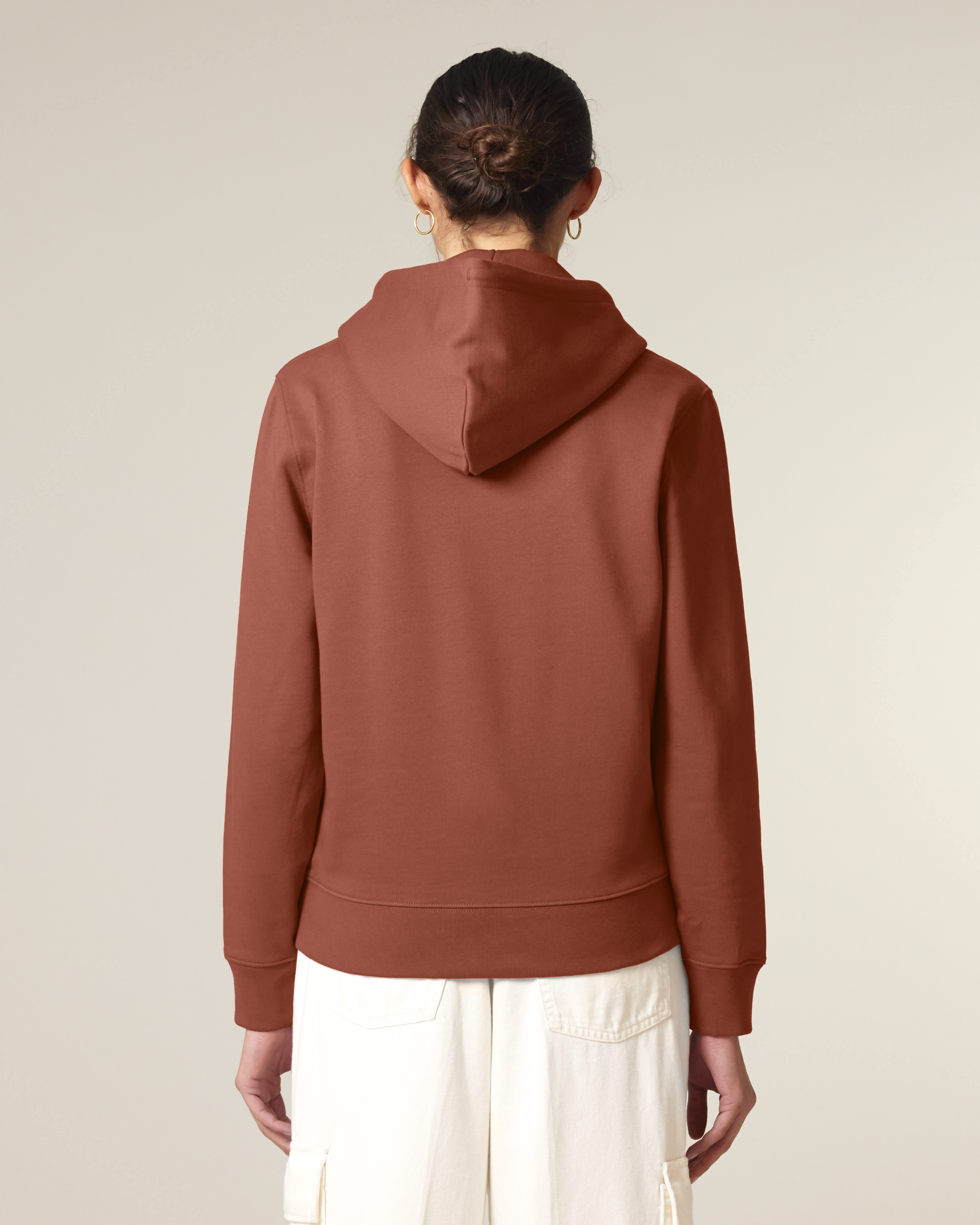 HOODIE - HEATHER BRUIN