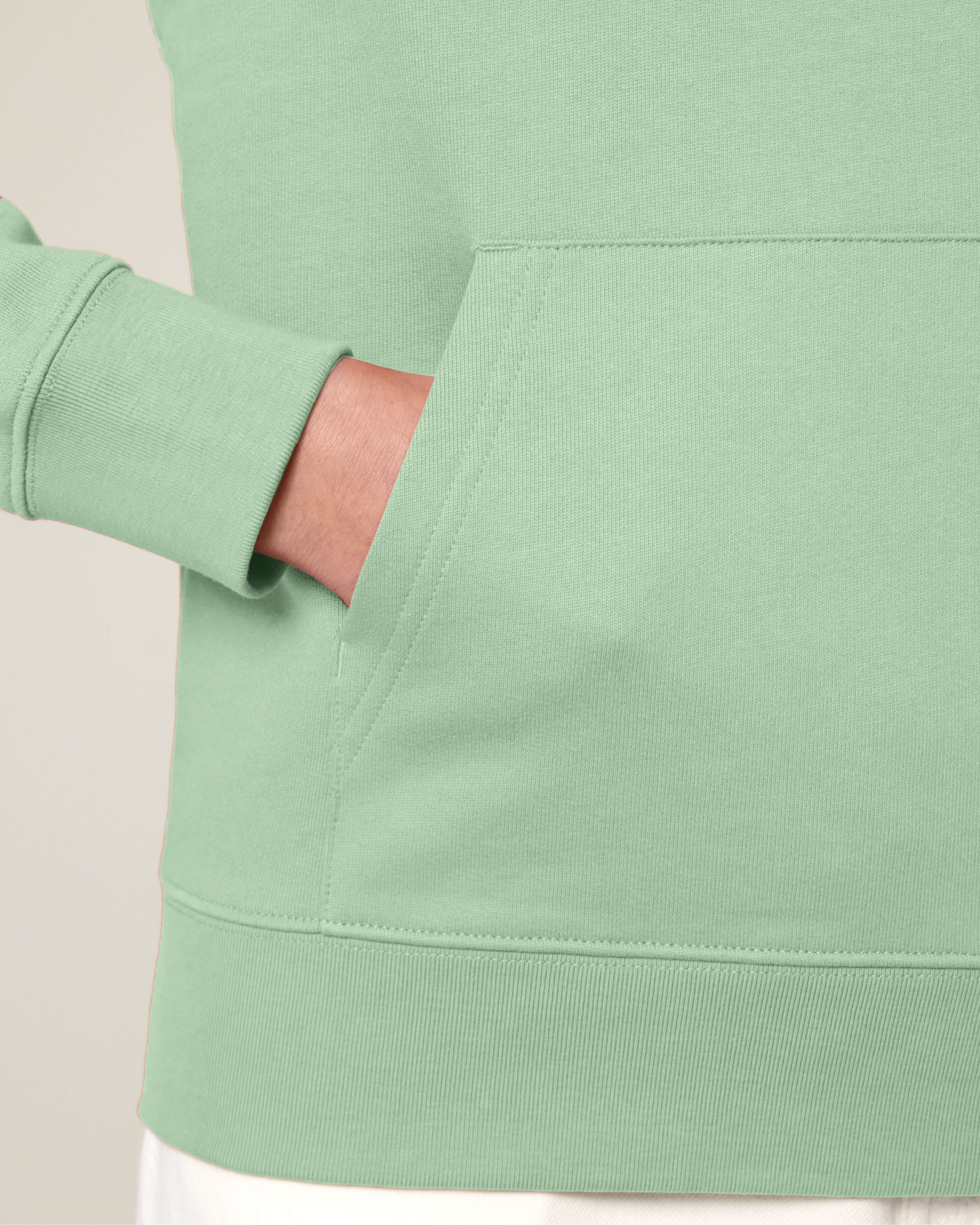 HOODIE - MISTY GROEN