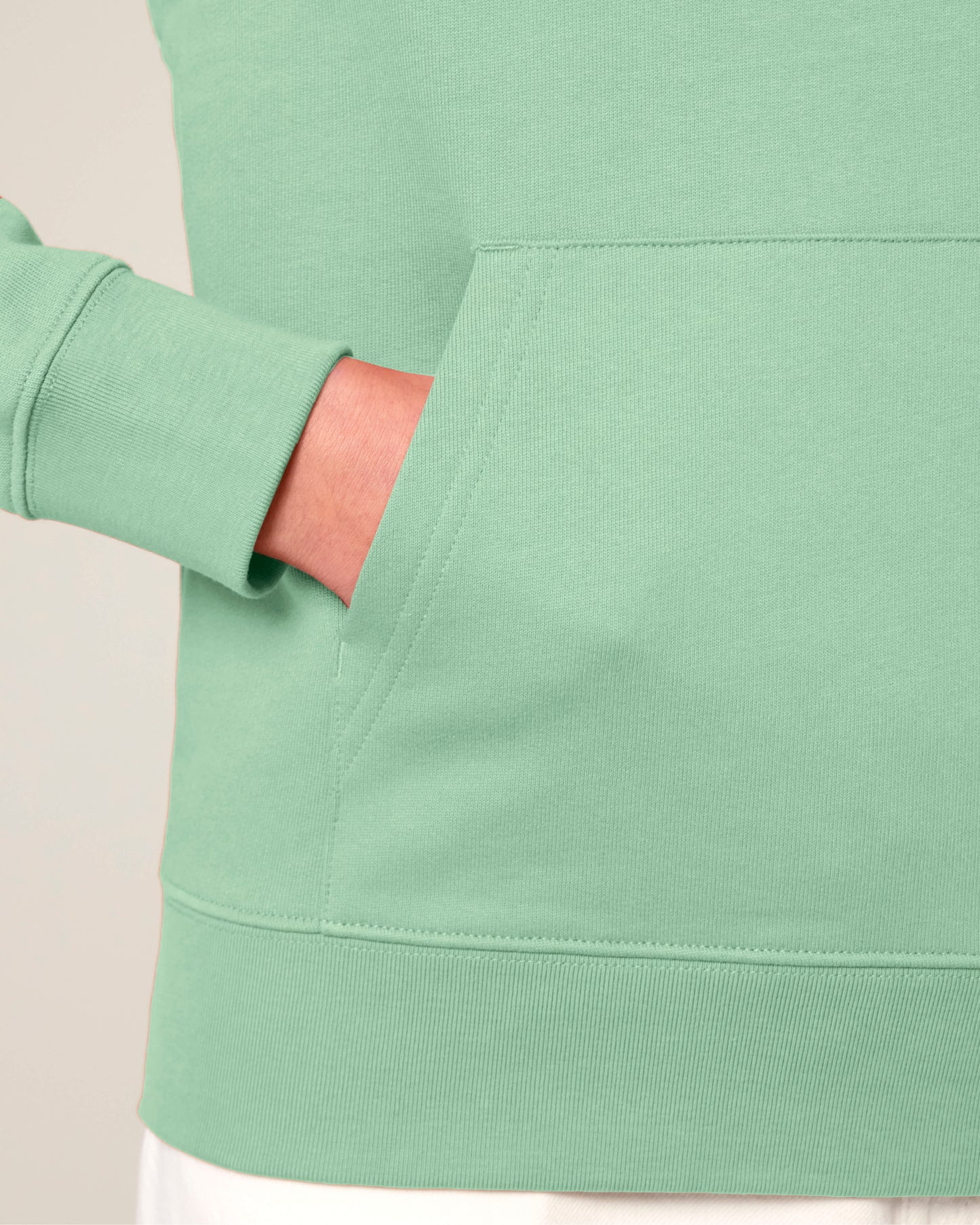 HOODIE - MISTY GROEN