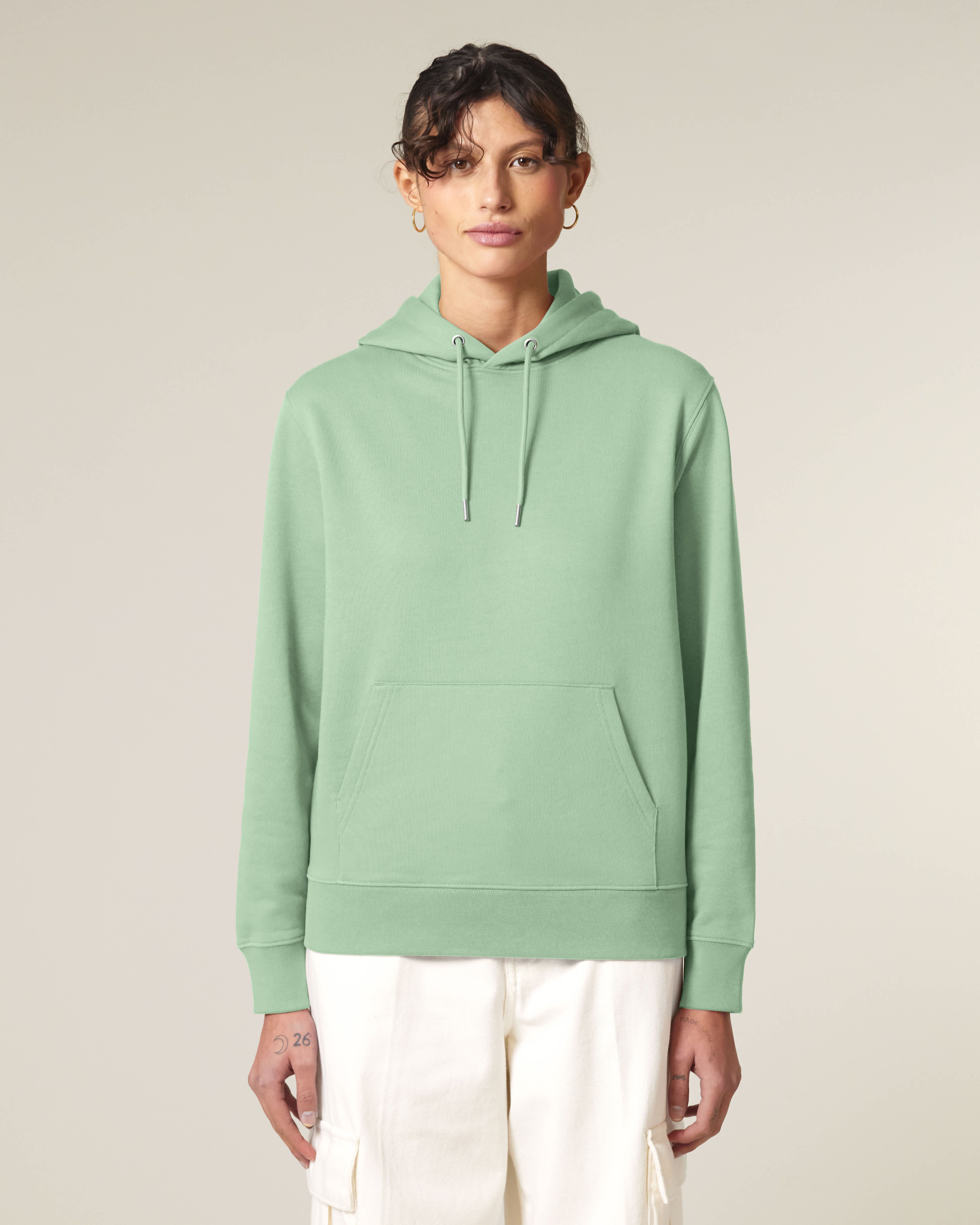 HOODIE - MISTY GROEN