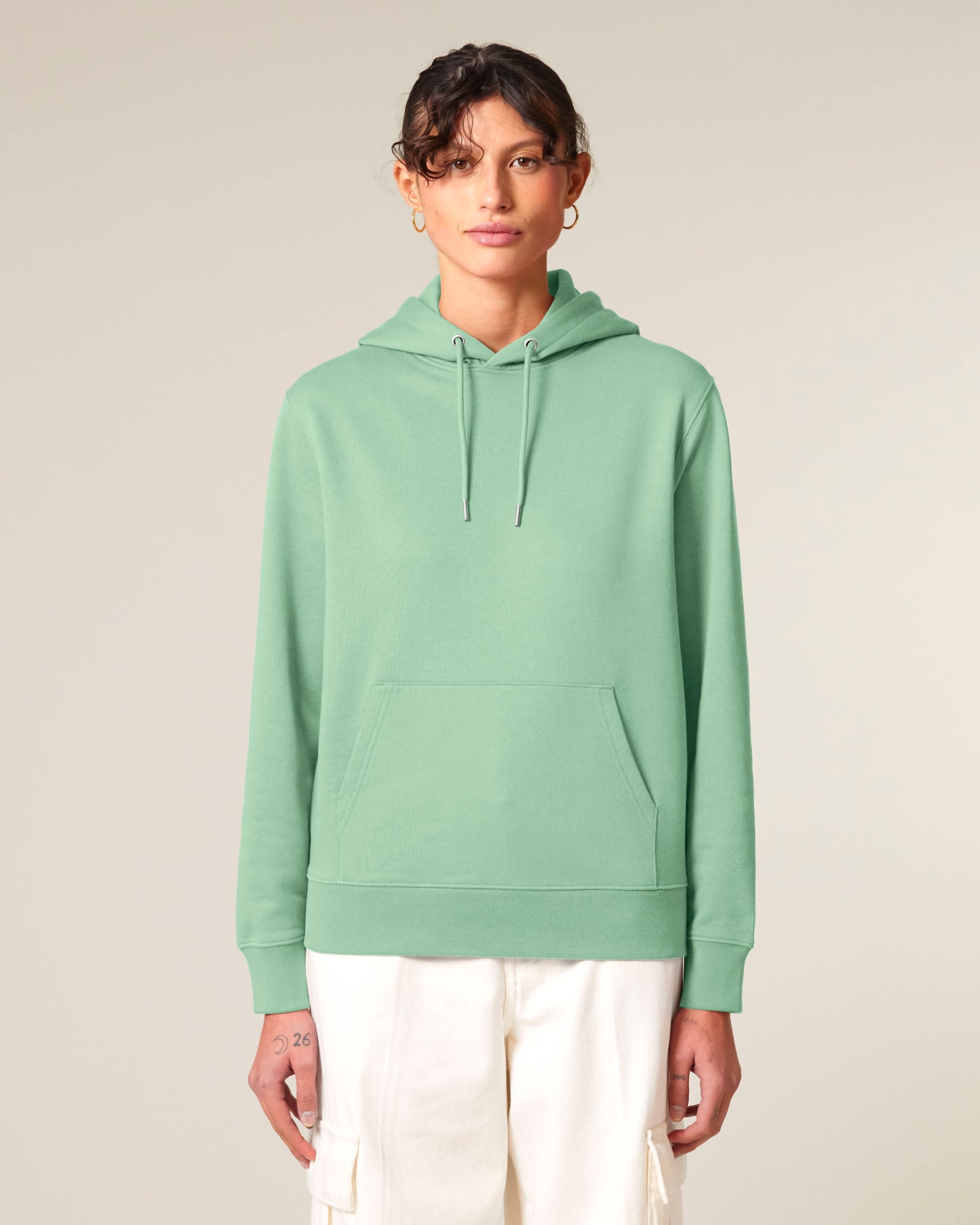 HOODIE - MISTY GROEN