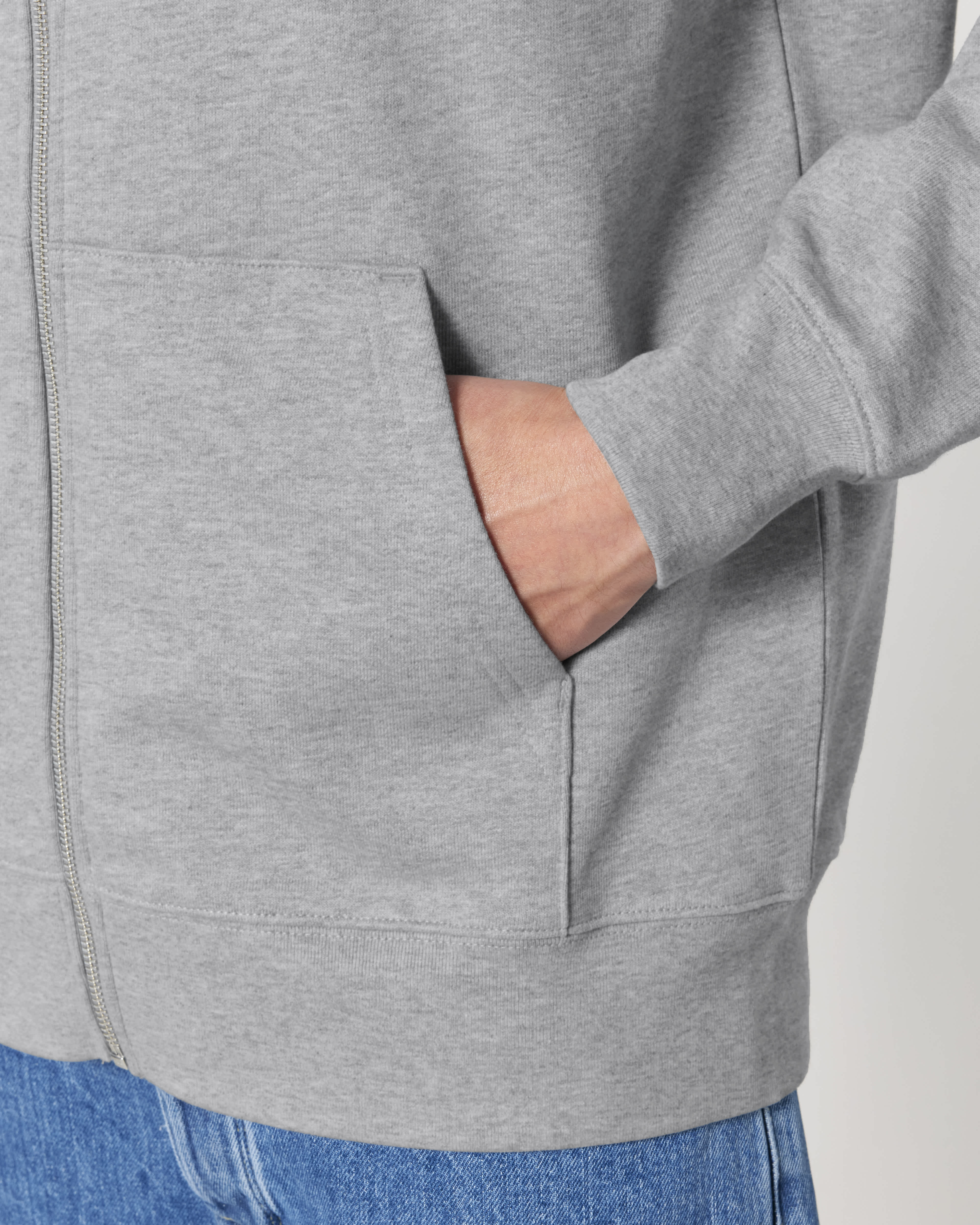 VEST - HEATHER GRIJS