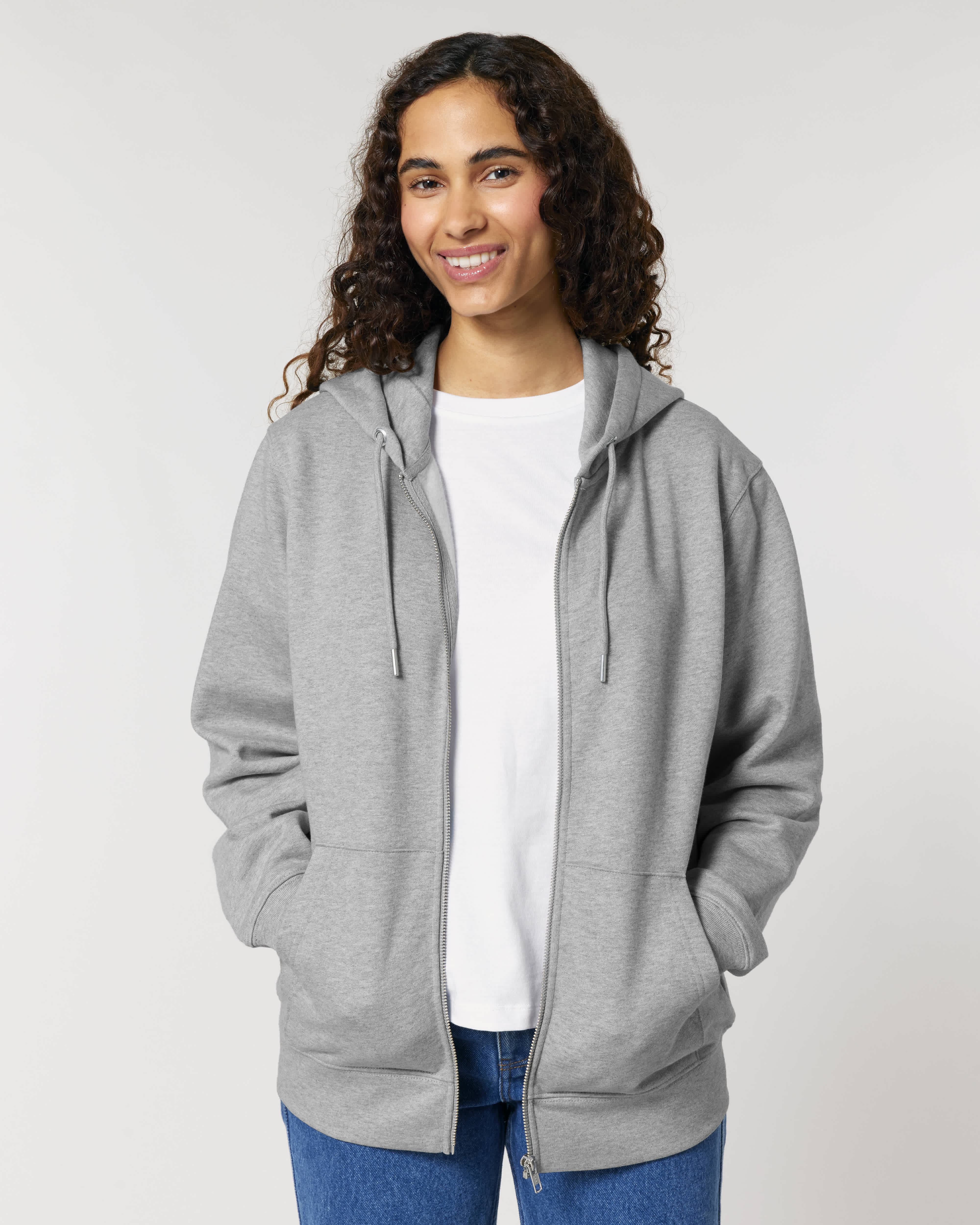 VEST - HEATHER GRIJS