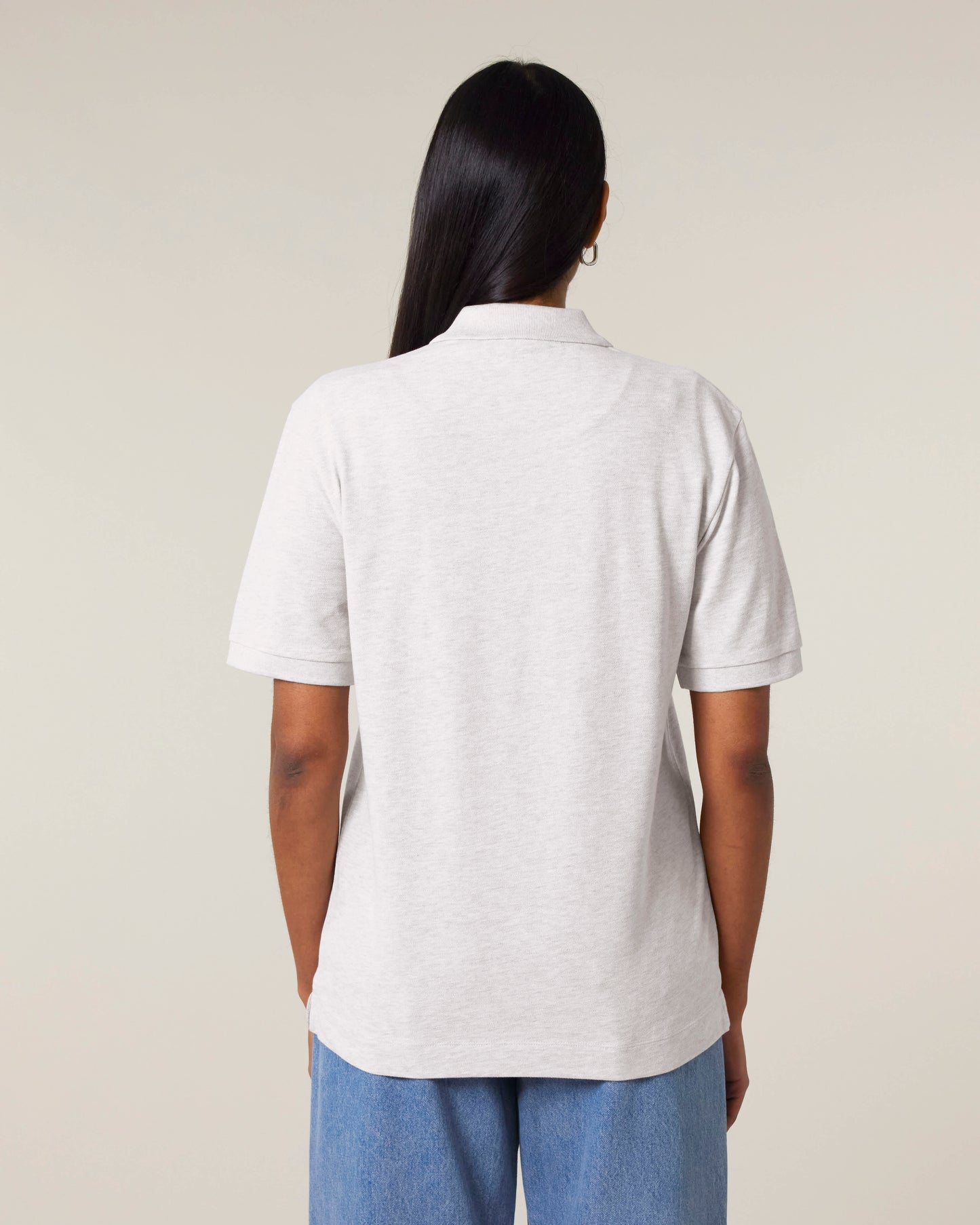 POLO - HEATHER LICHT GRIJS