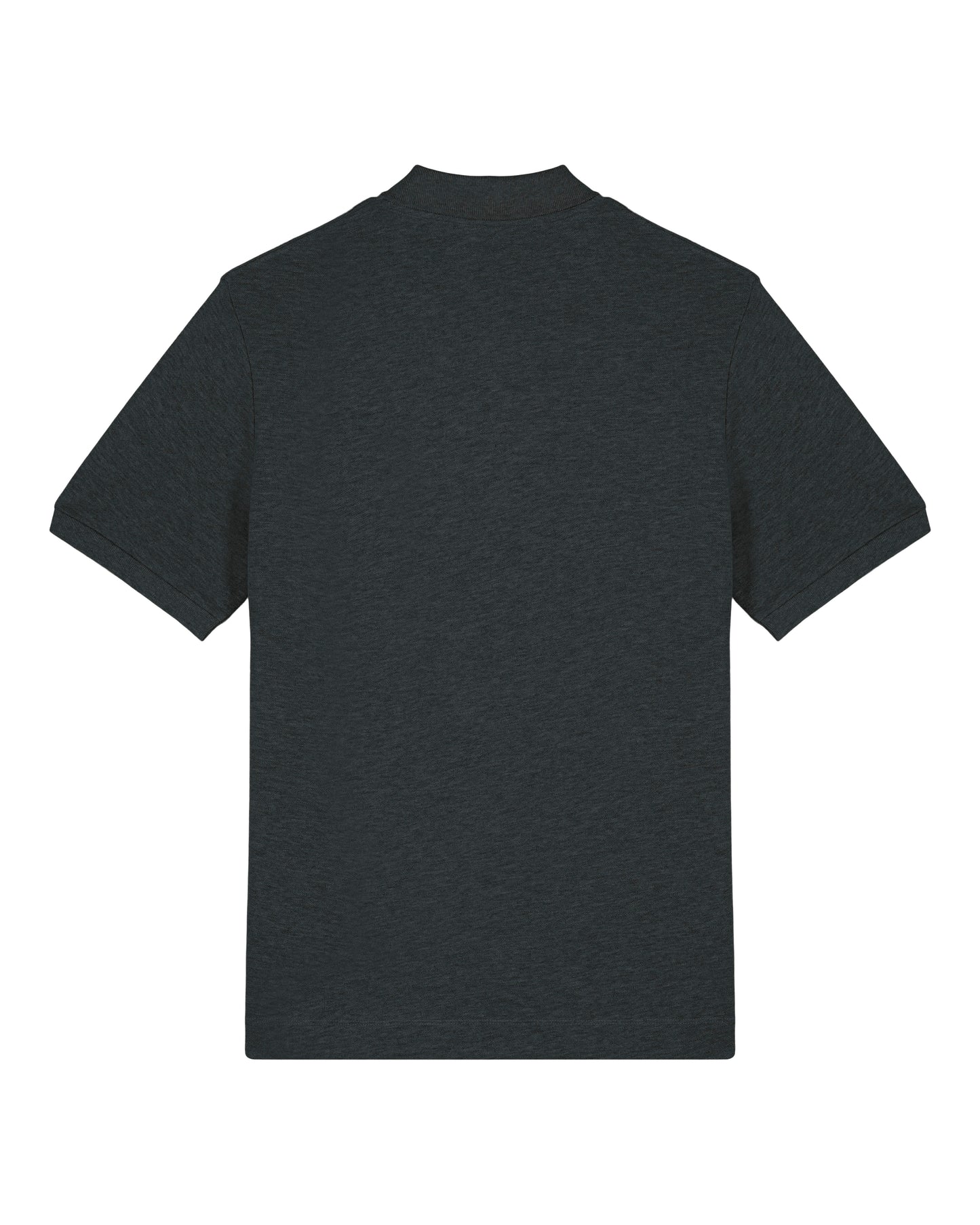 POLO - HEATHER DONKER GRIJS