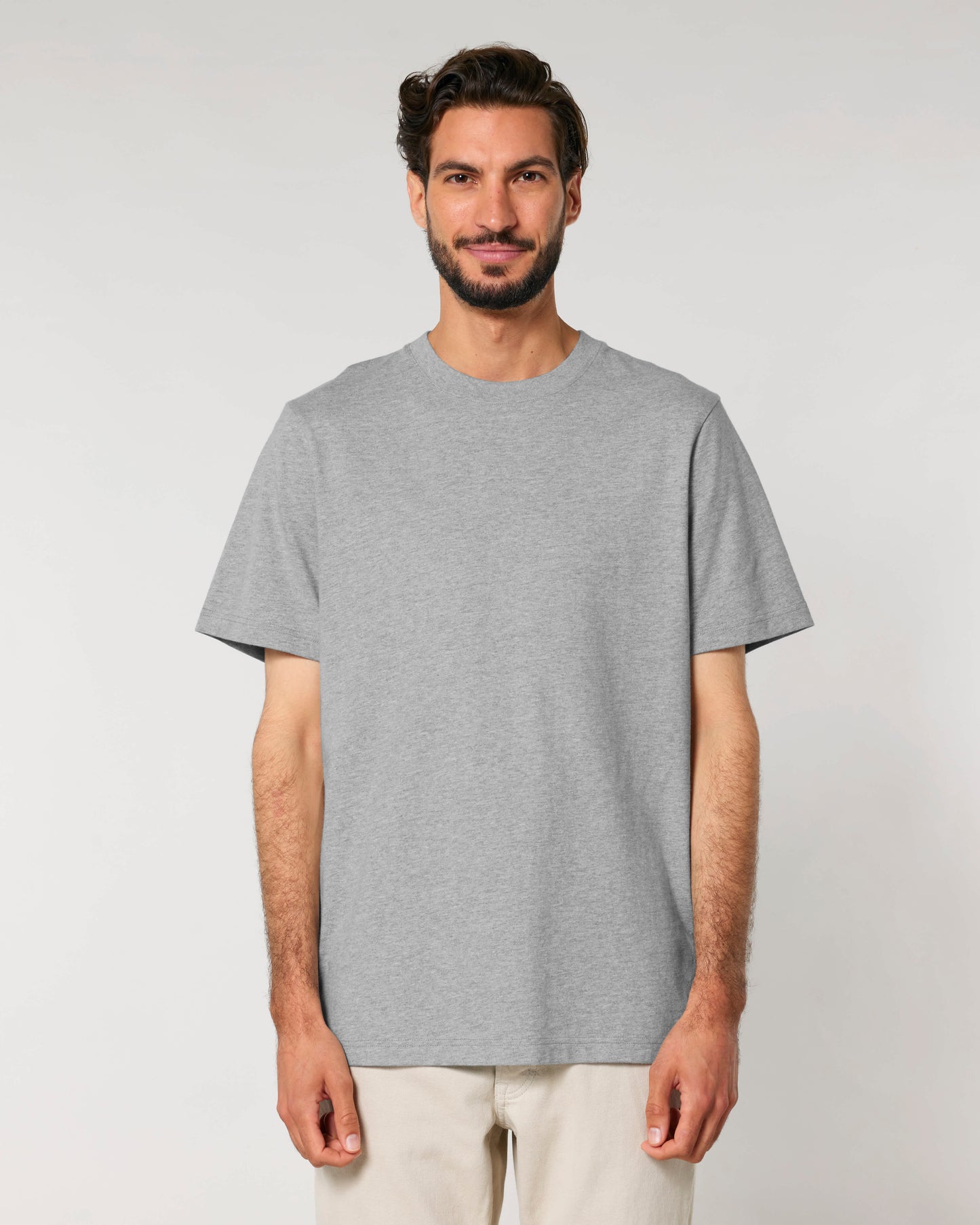 T-SHIRT - HEATHER GRIJS