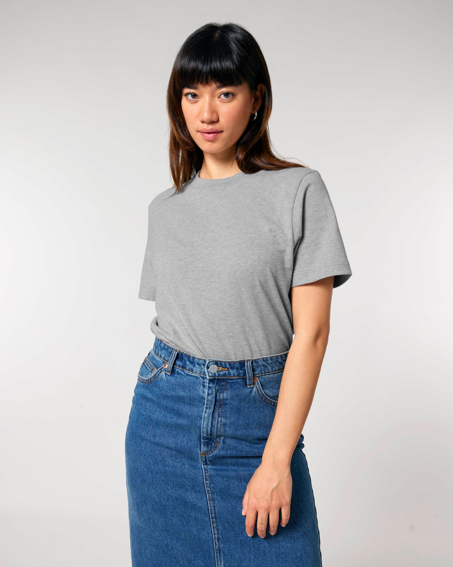 T-SHIRT - HEATHER GRIJS