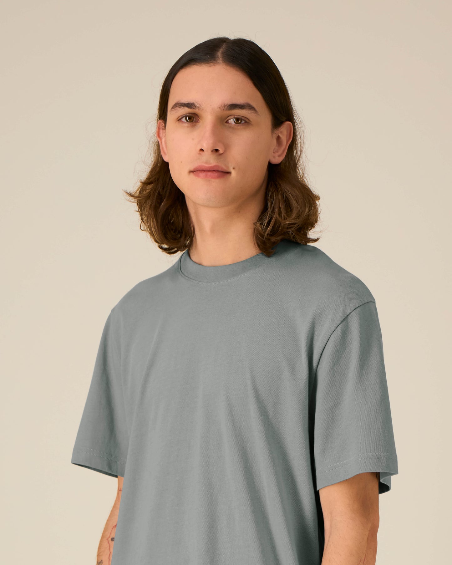 T-SHIRT - MINTY GRIJS