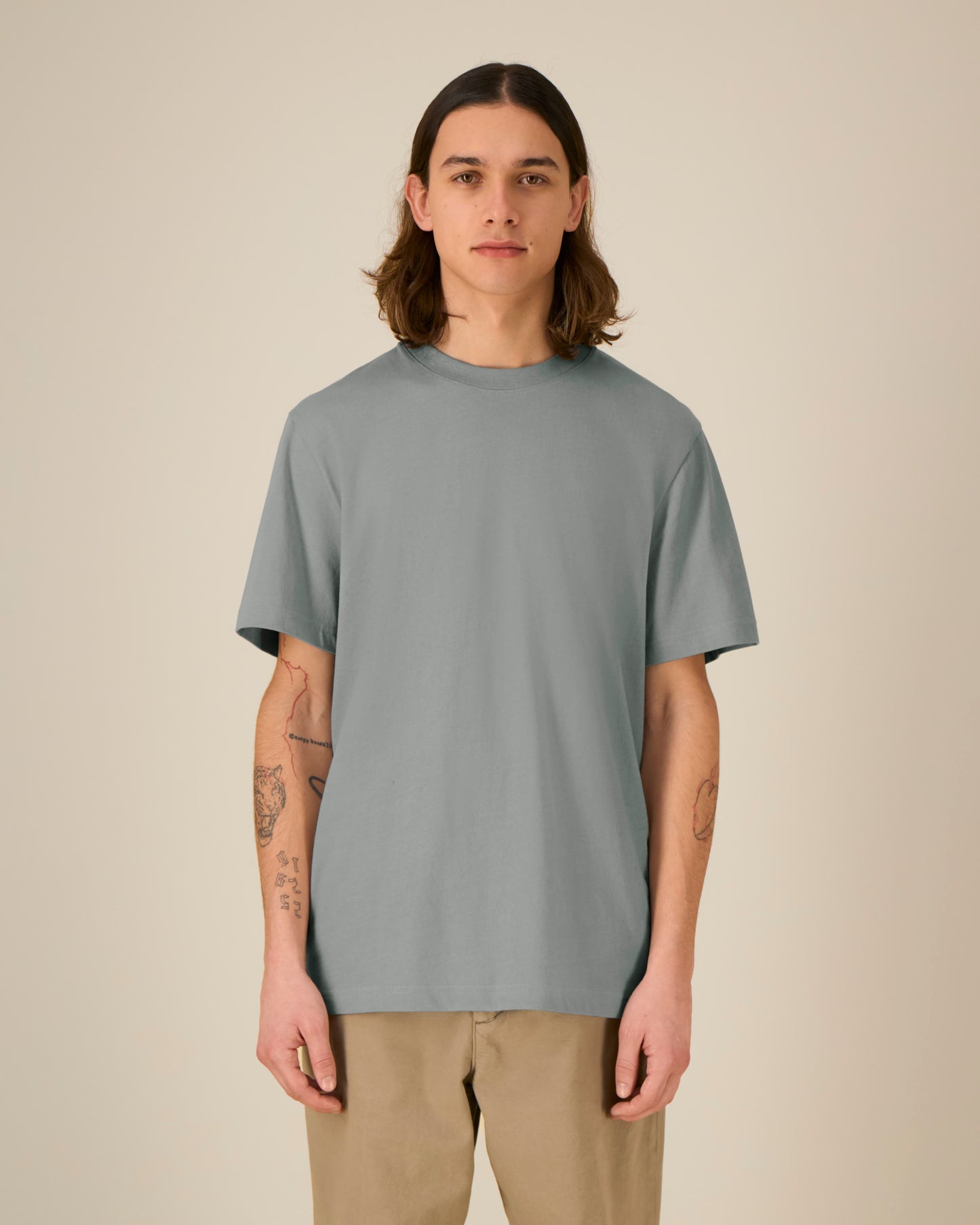 T-SHIRT - MINTY GRIJS