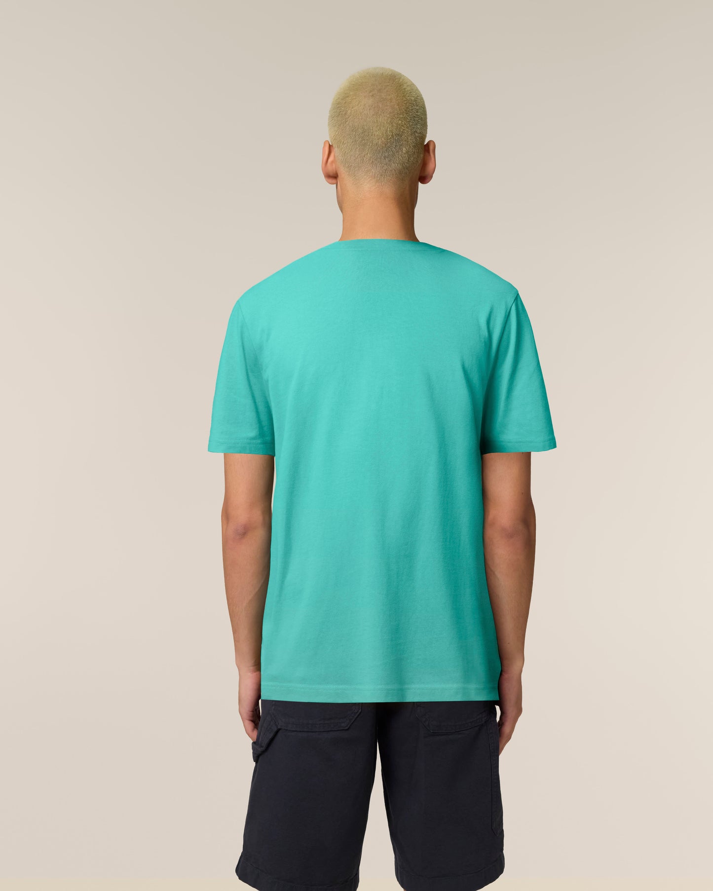 T-SHIRT - ZWEMBLAUW