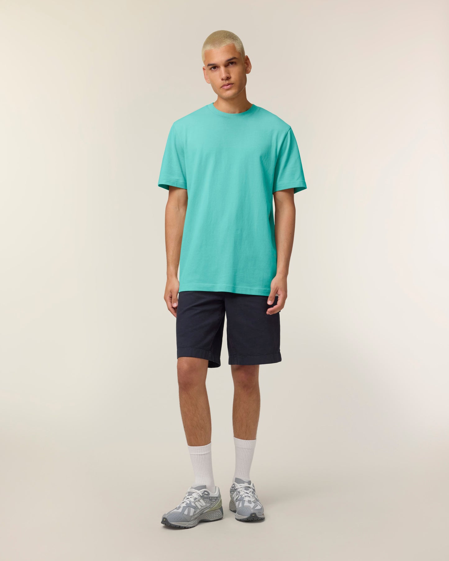 T-SHIRT - ZWEMBLAUW