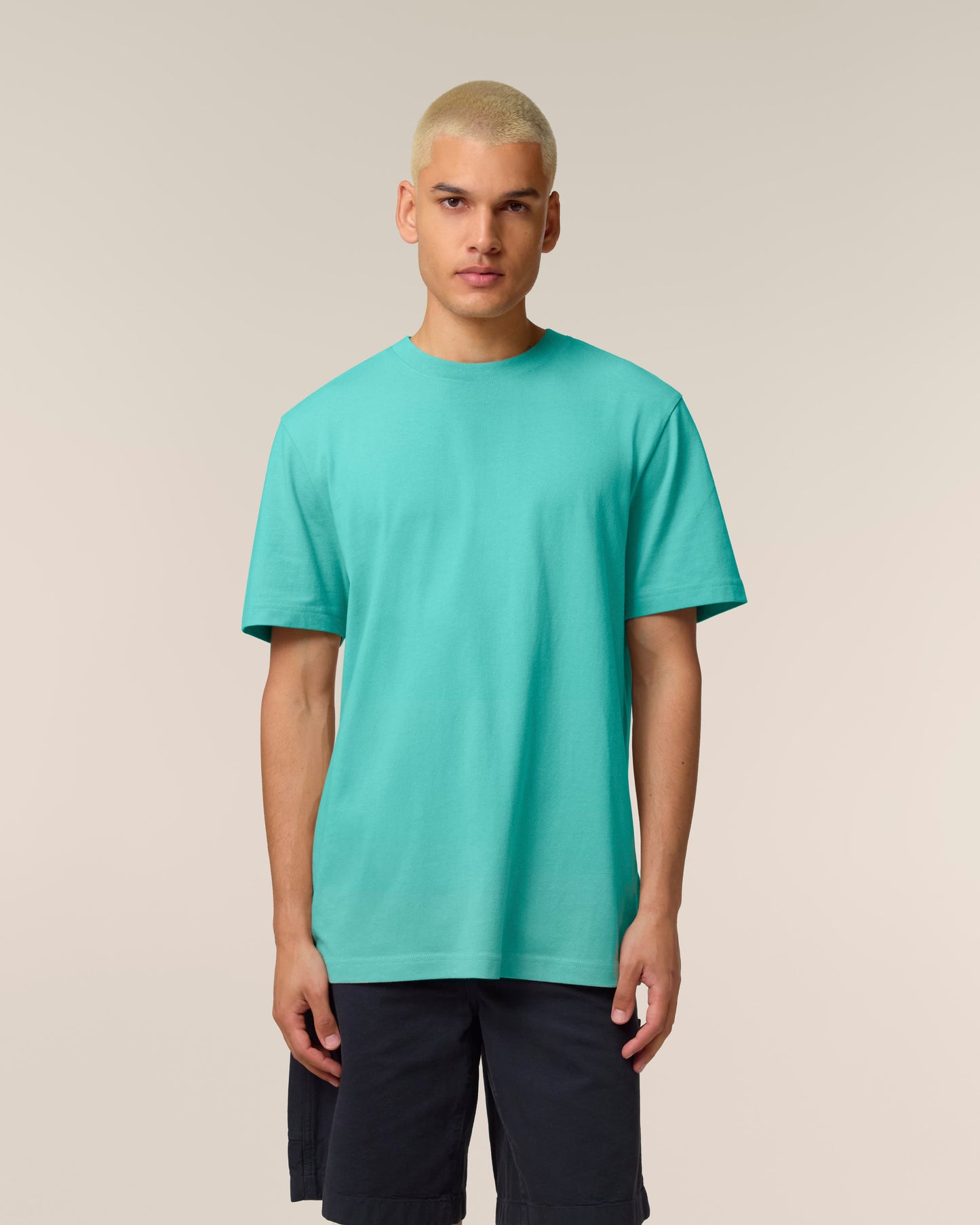 T-SHIRT - ZWEMBLAUW