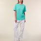 T-SHIRT - ZWEMBLAUW