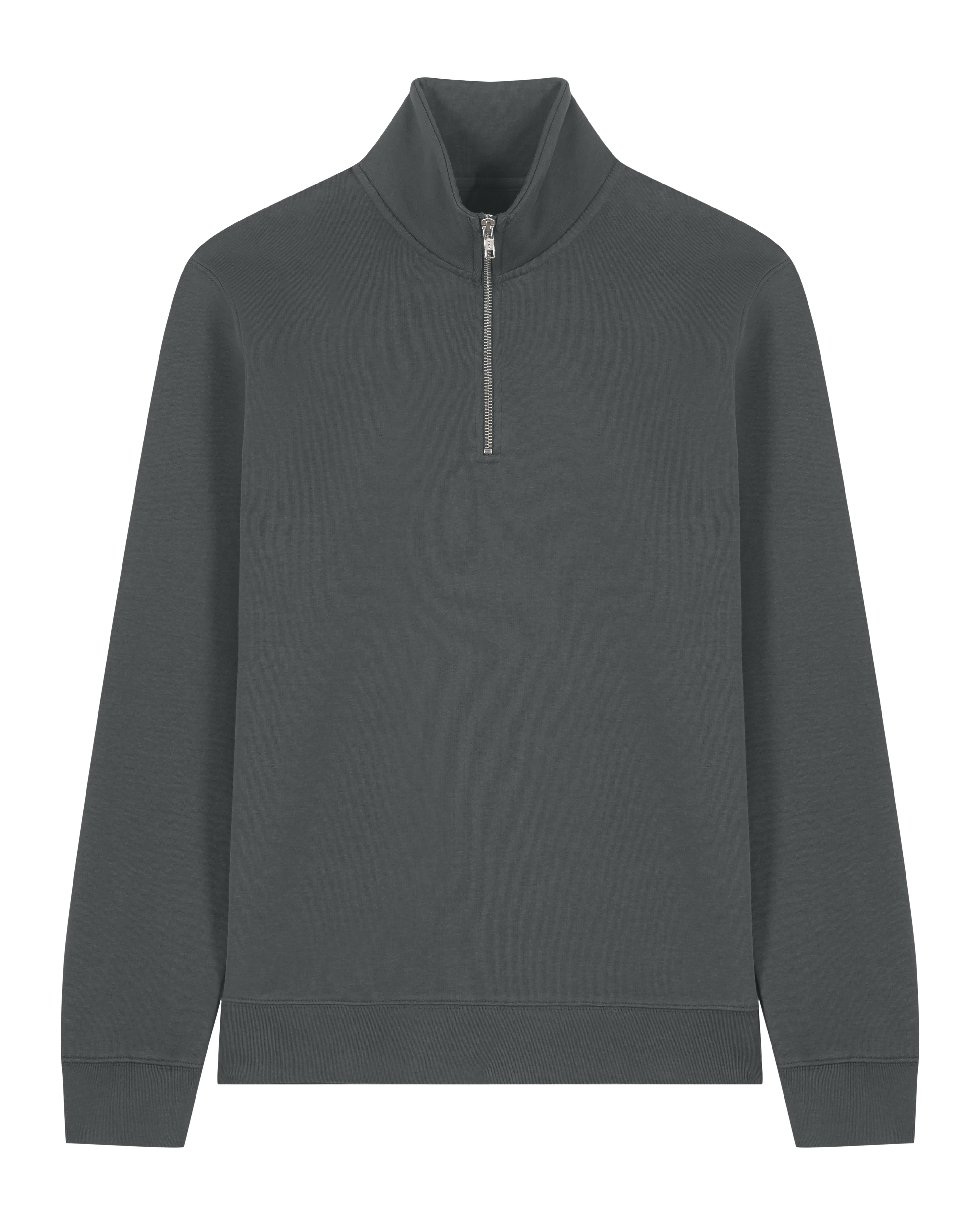 ZIP SWEATER - ANTHRACITE