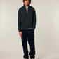 ZIP SWEATER - ZWART
