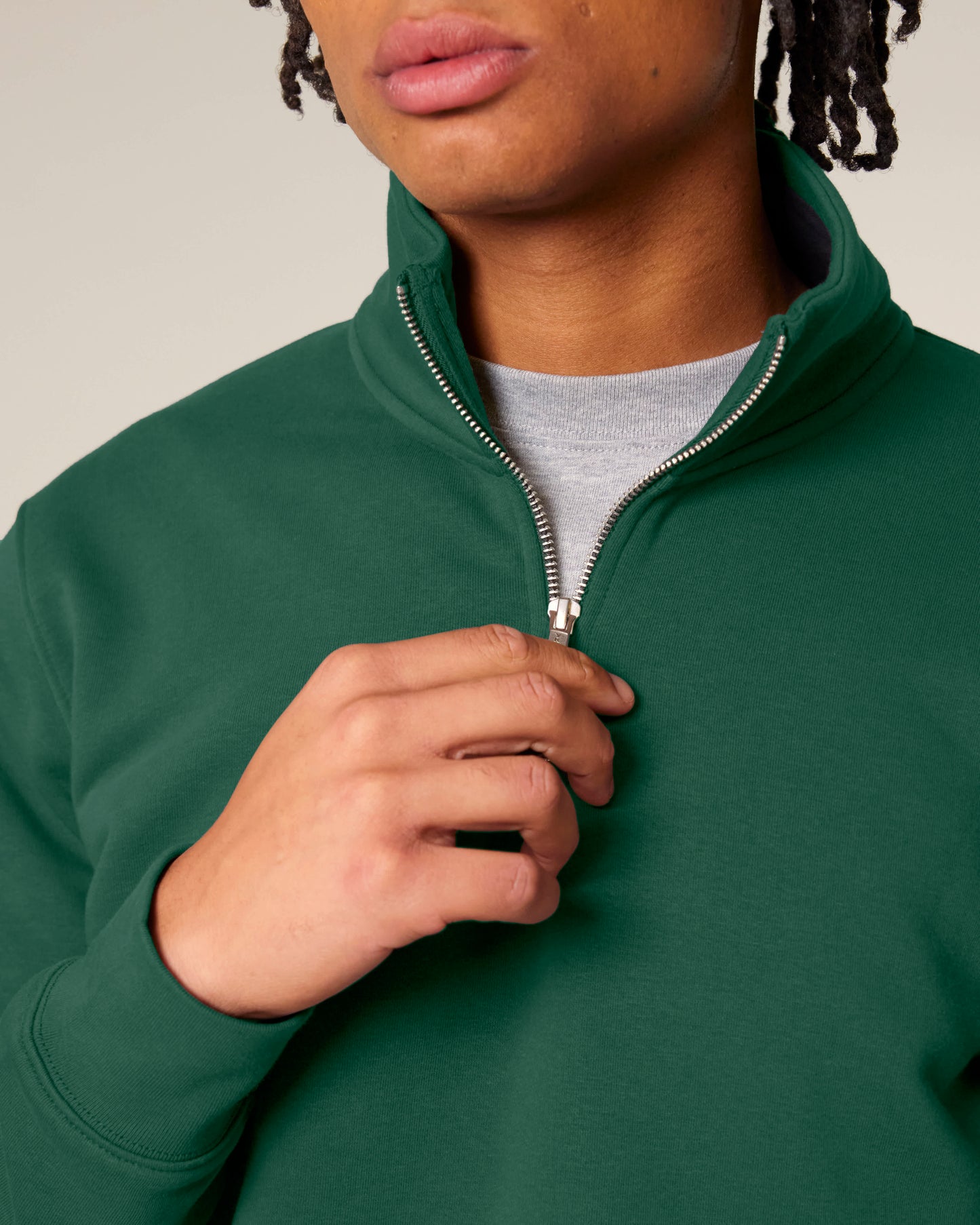 ZIP SWEATER - BOSGROEN