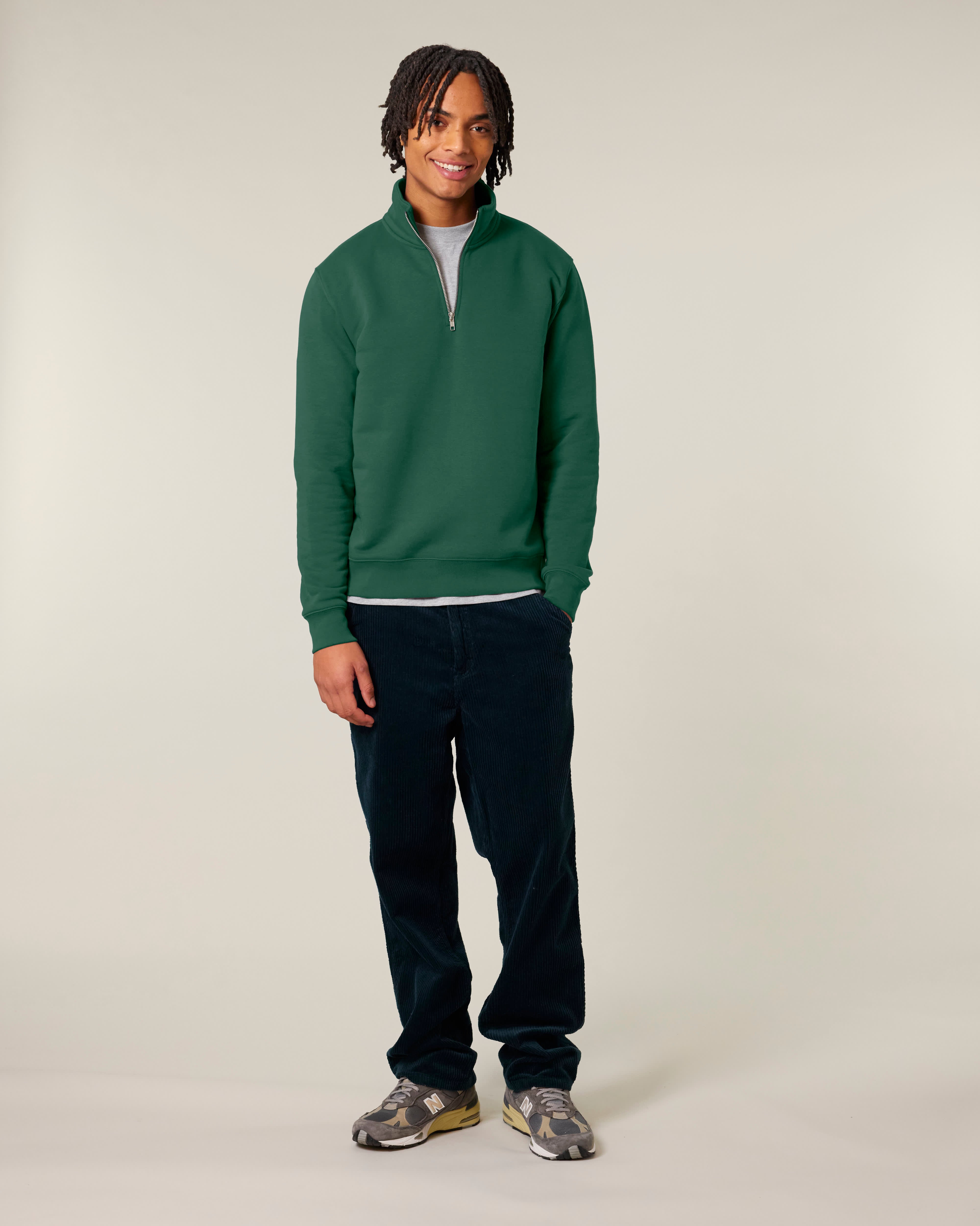 ZIP SWEATER - BOSGROEN