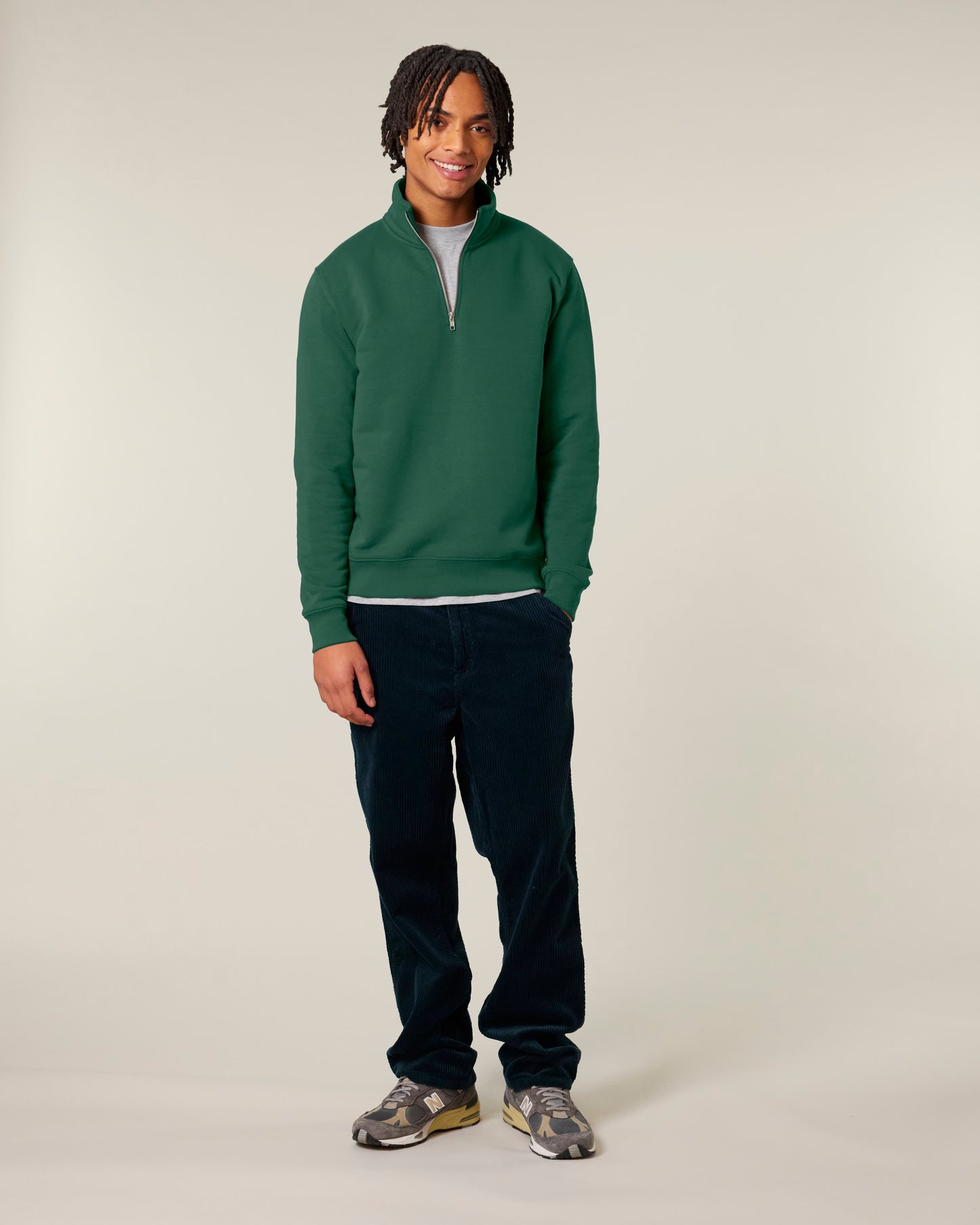 ZIP SWEATER - BOSGROEN