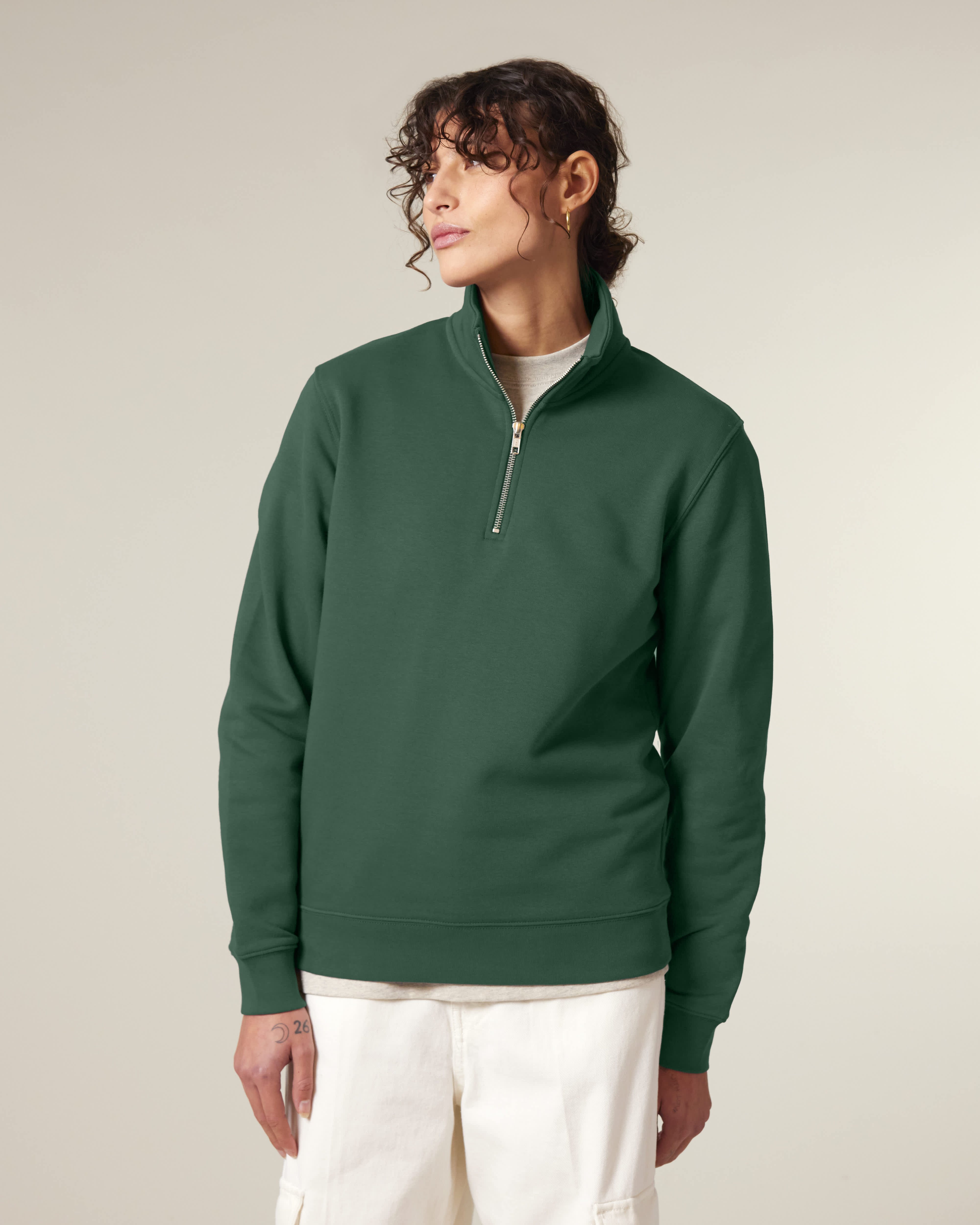 ZIP SWEATER - BOSGROEN