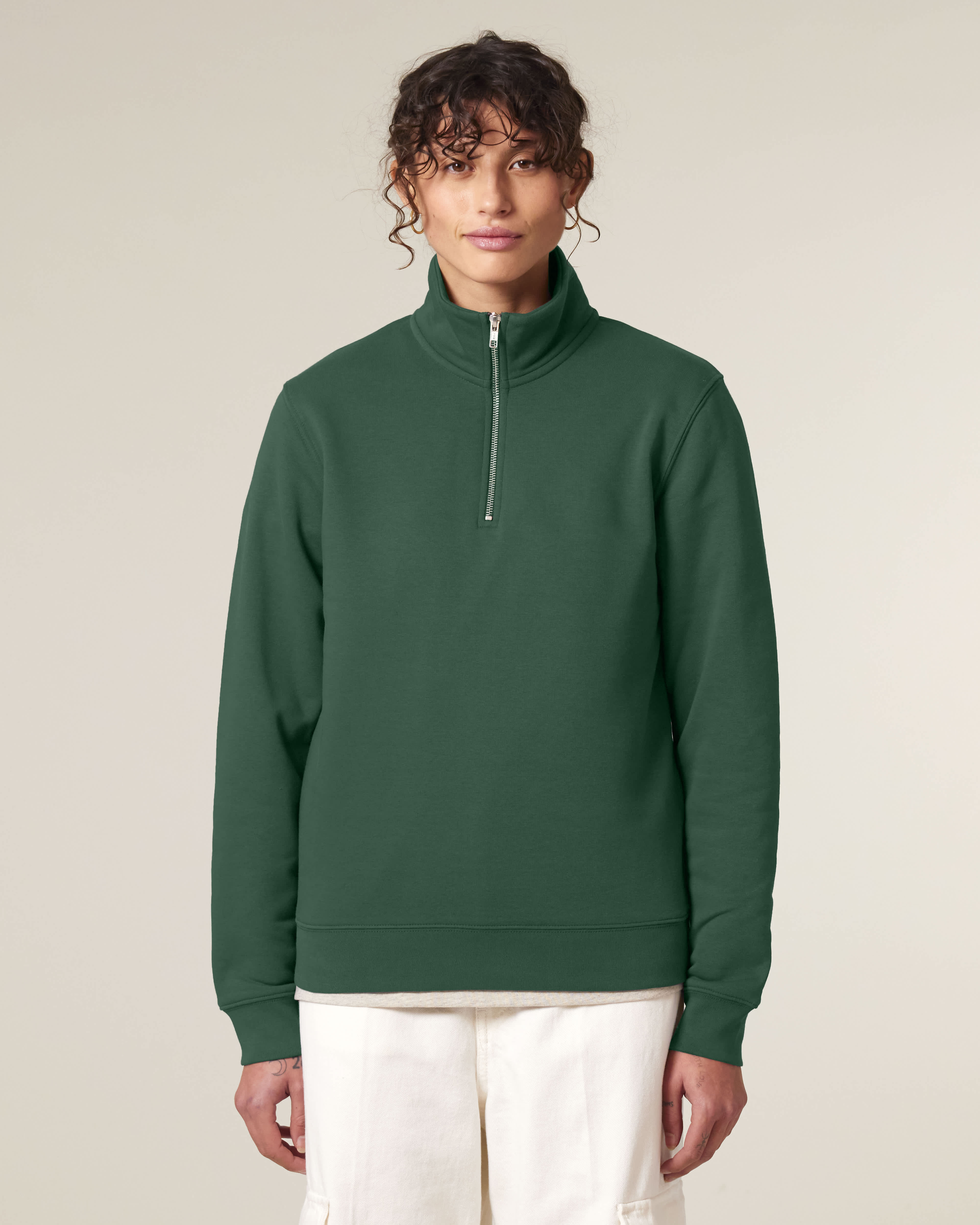 ZIP SWEATER - BOSGROEN