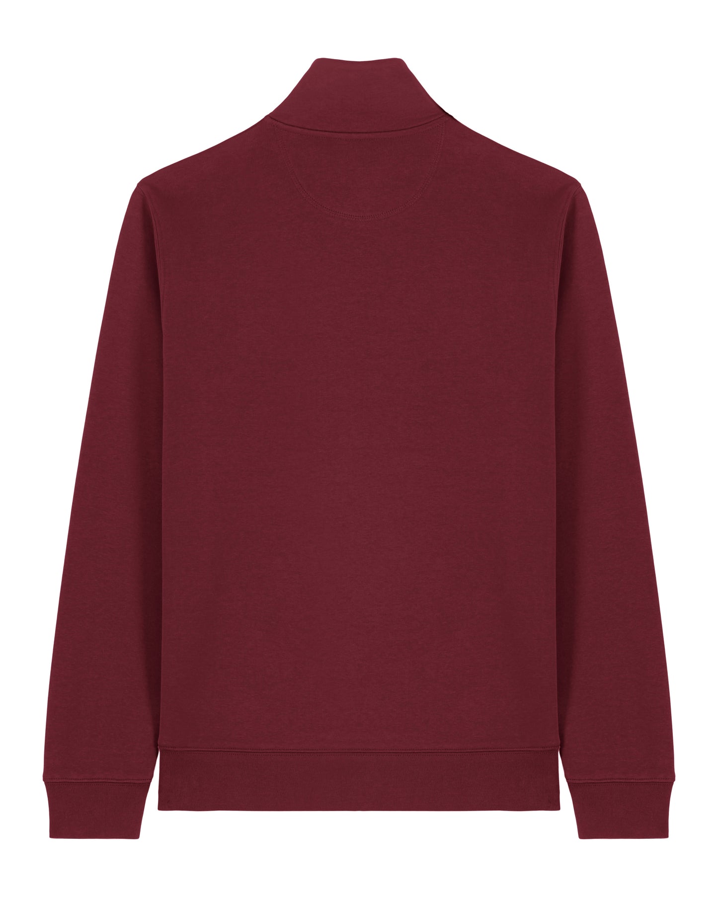 ZIP SWEATER - BURGUNDY