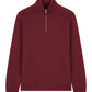 ZIP SWEATER - BURGUNDY