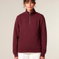 ZIP SWEATER - BURGUNDY