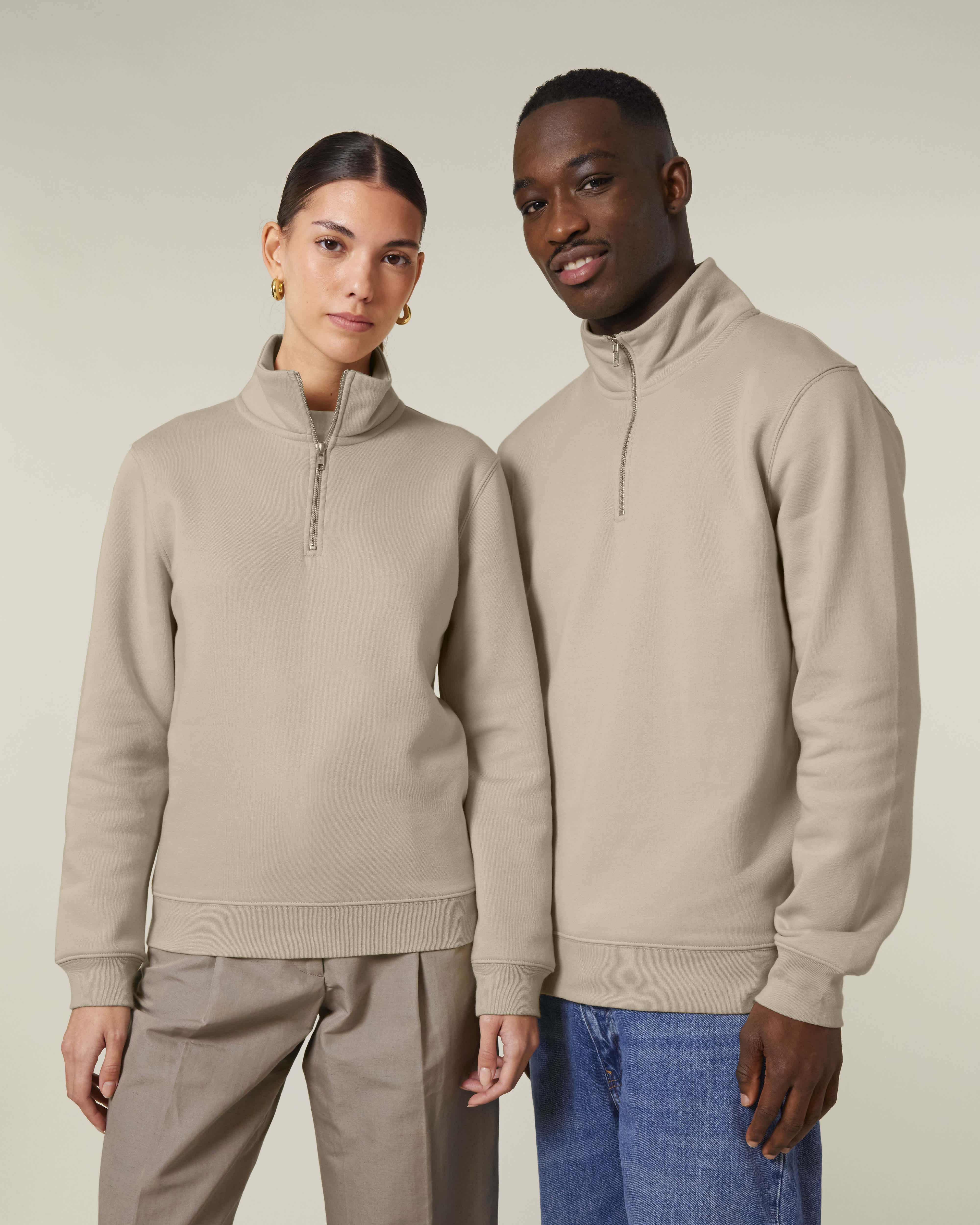 ZIP SWEATER - DESSERT